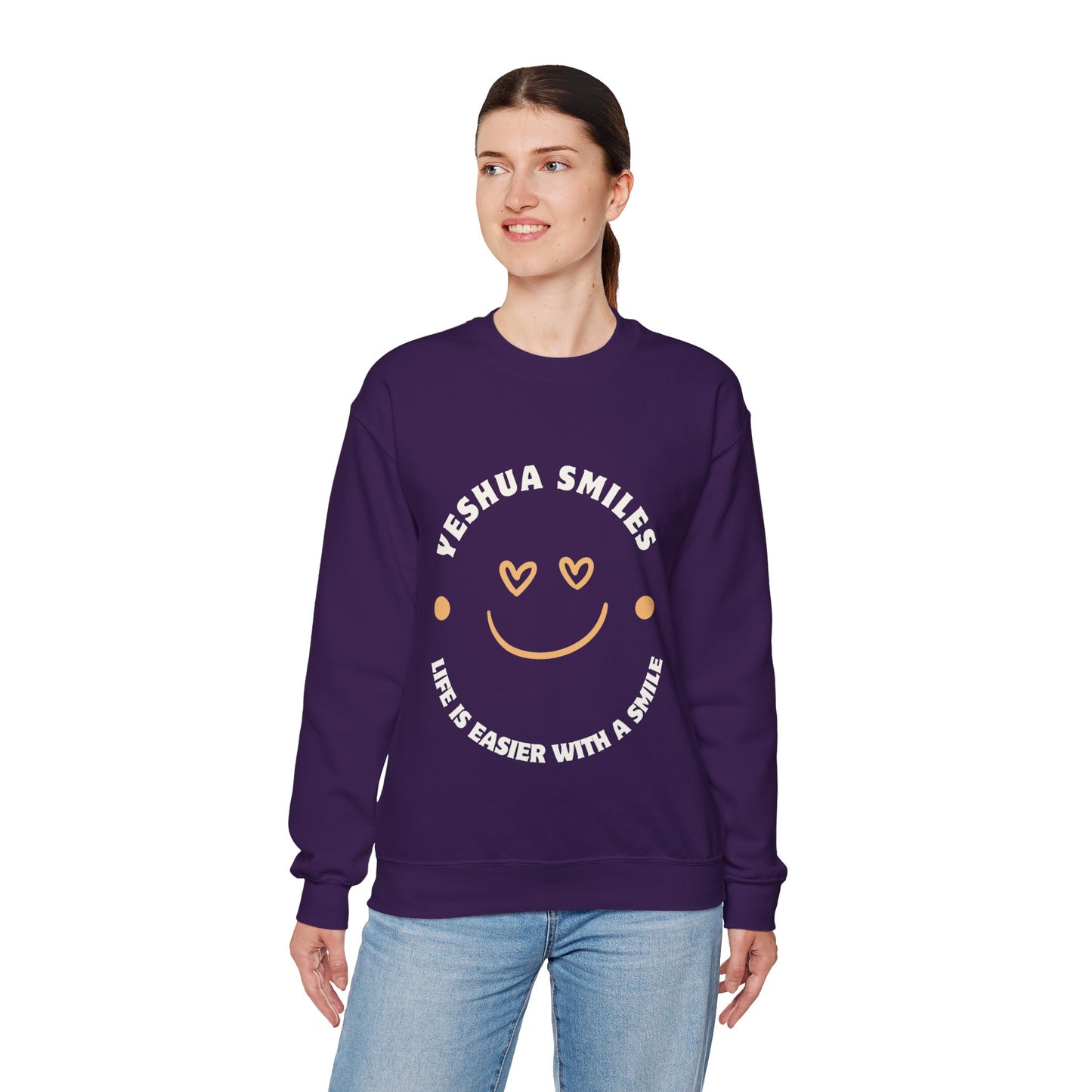Yeshua Smiles Deluxe Sweatshirt