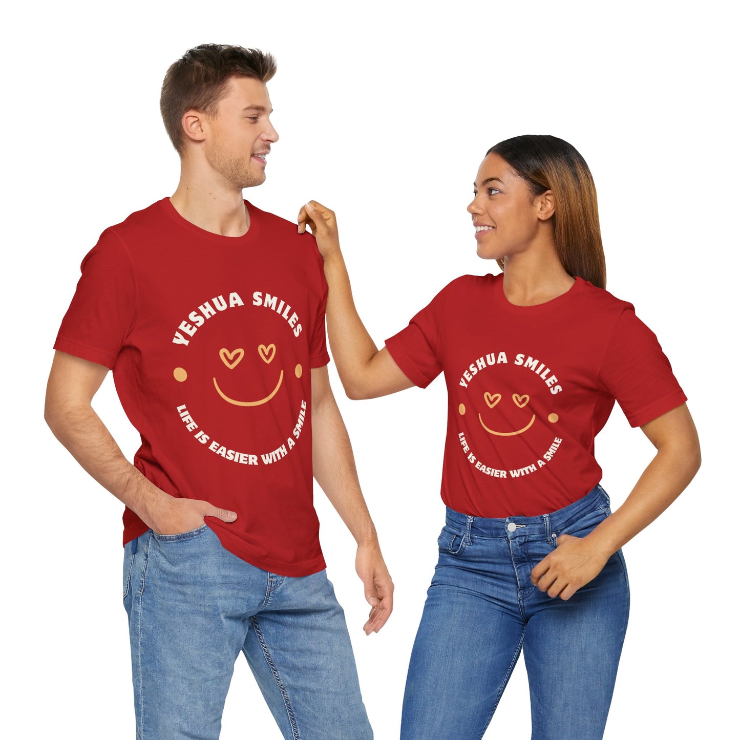 Yeshua Smiles Deluxe Tees