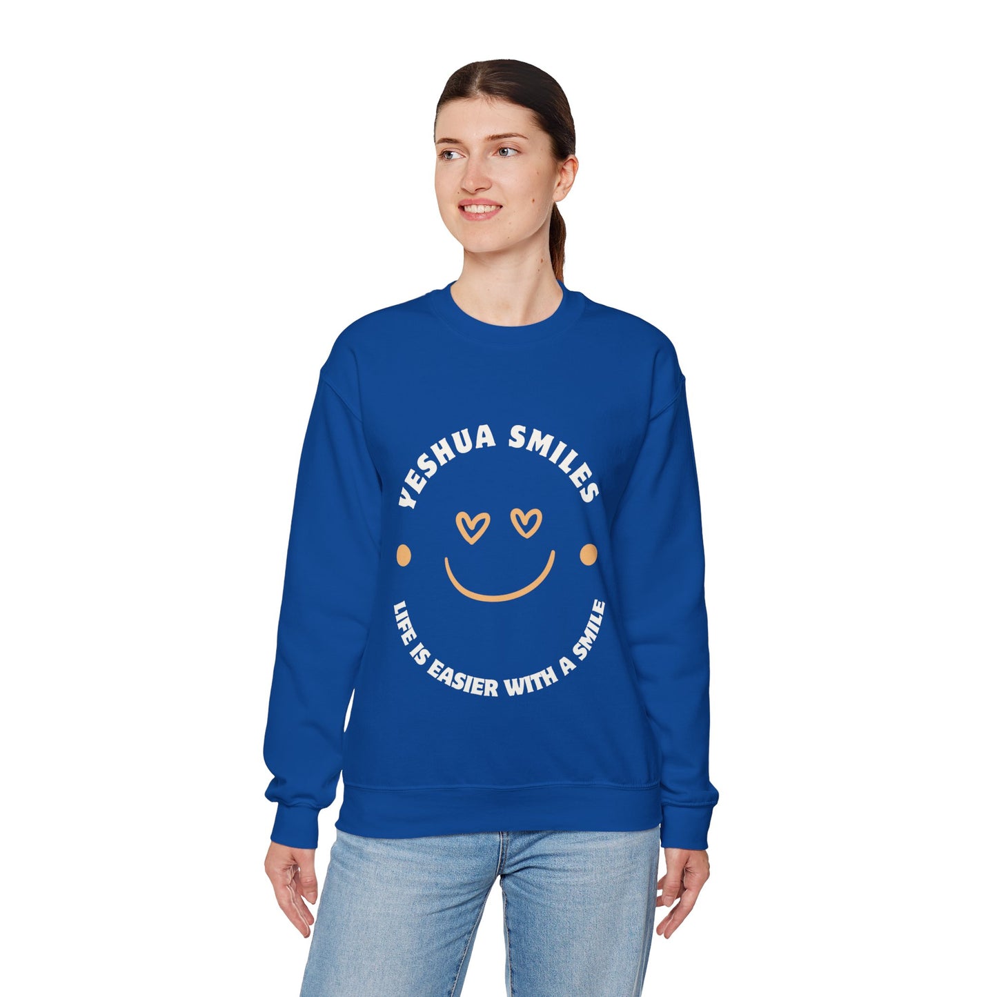 Yeshua Smiles Deluxe Sweatshirt