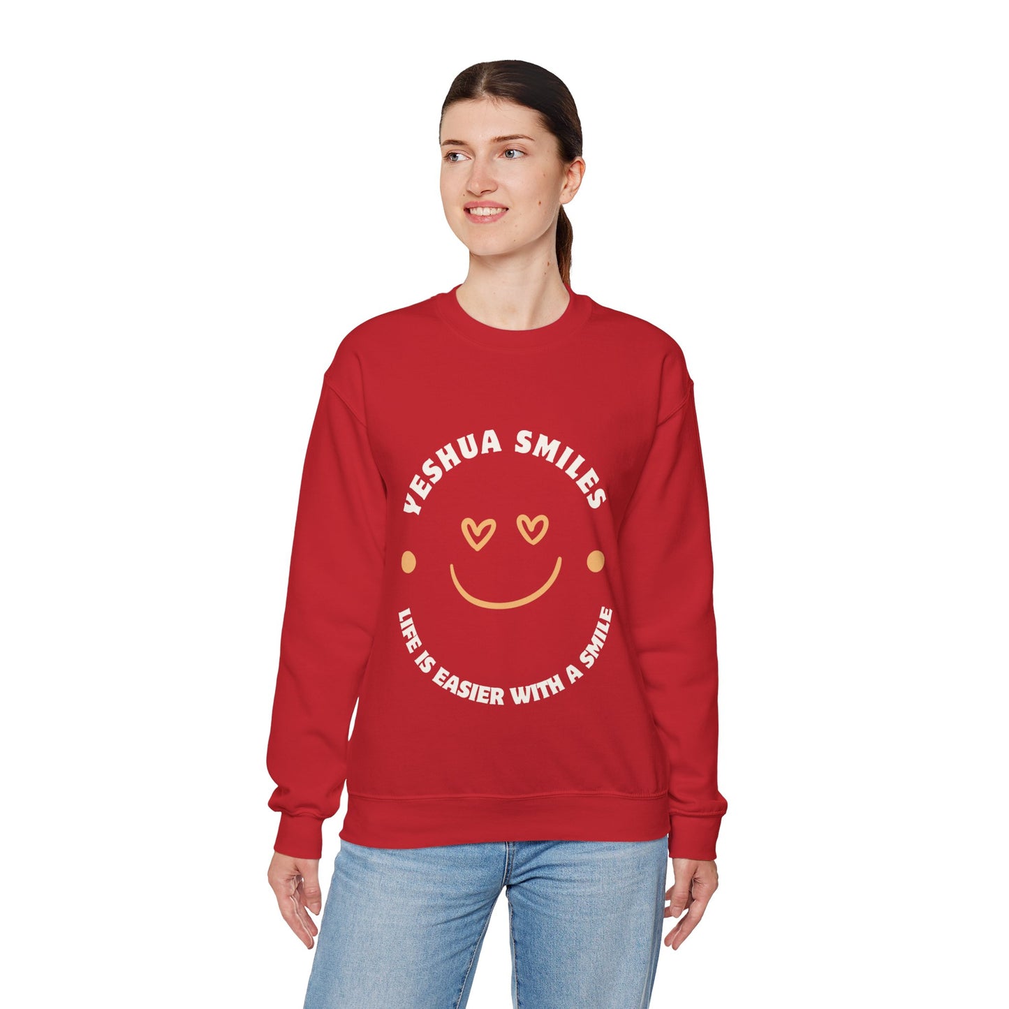 Yeshua Smiles Deluxe Sweatshirt