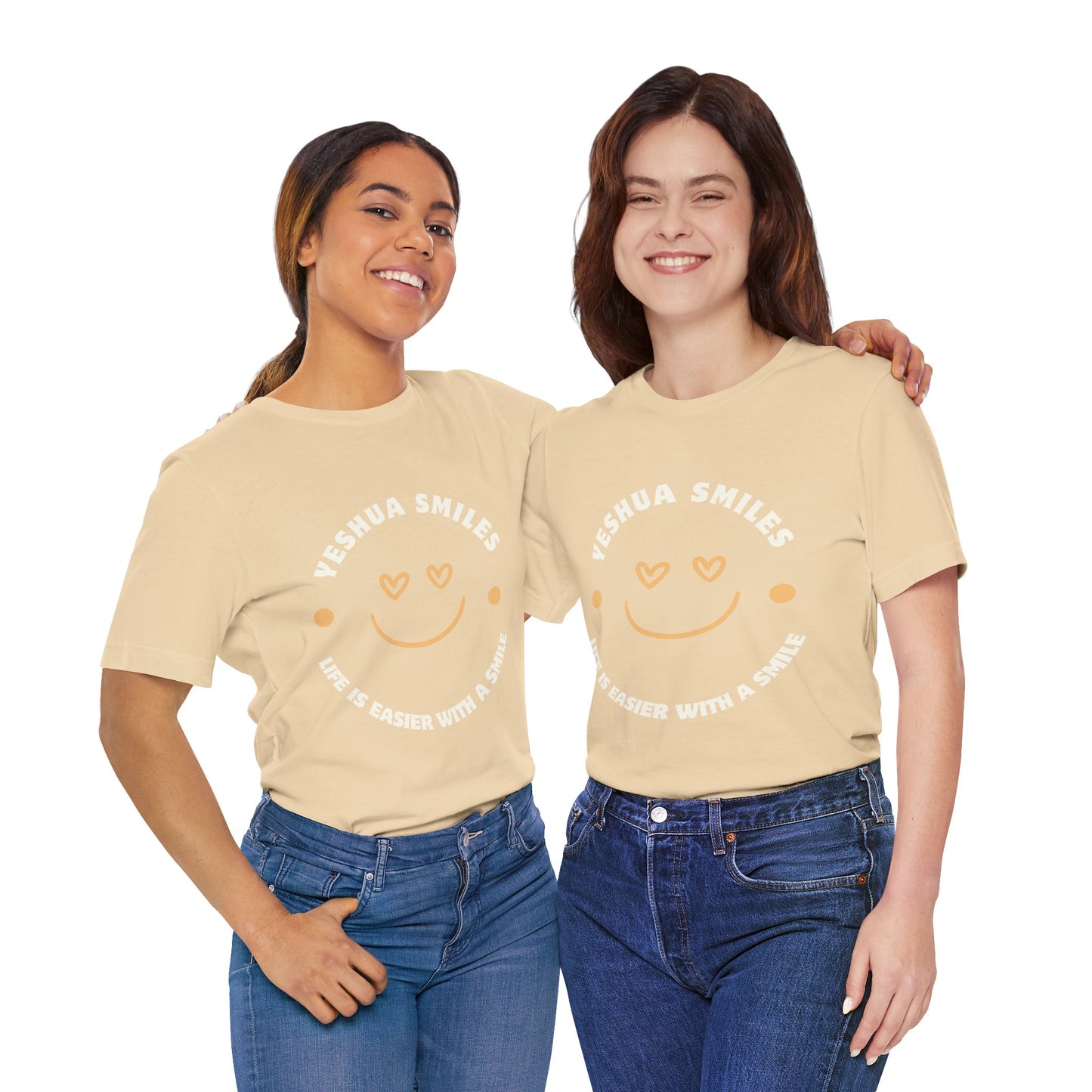 Yeshua Smiles Deluxe Tees
