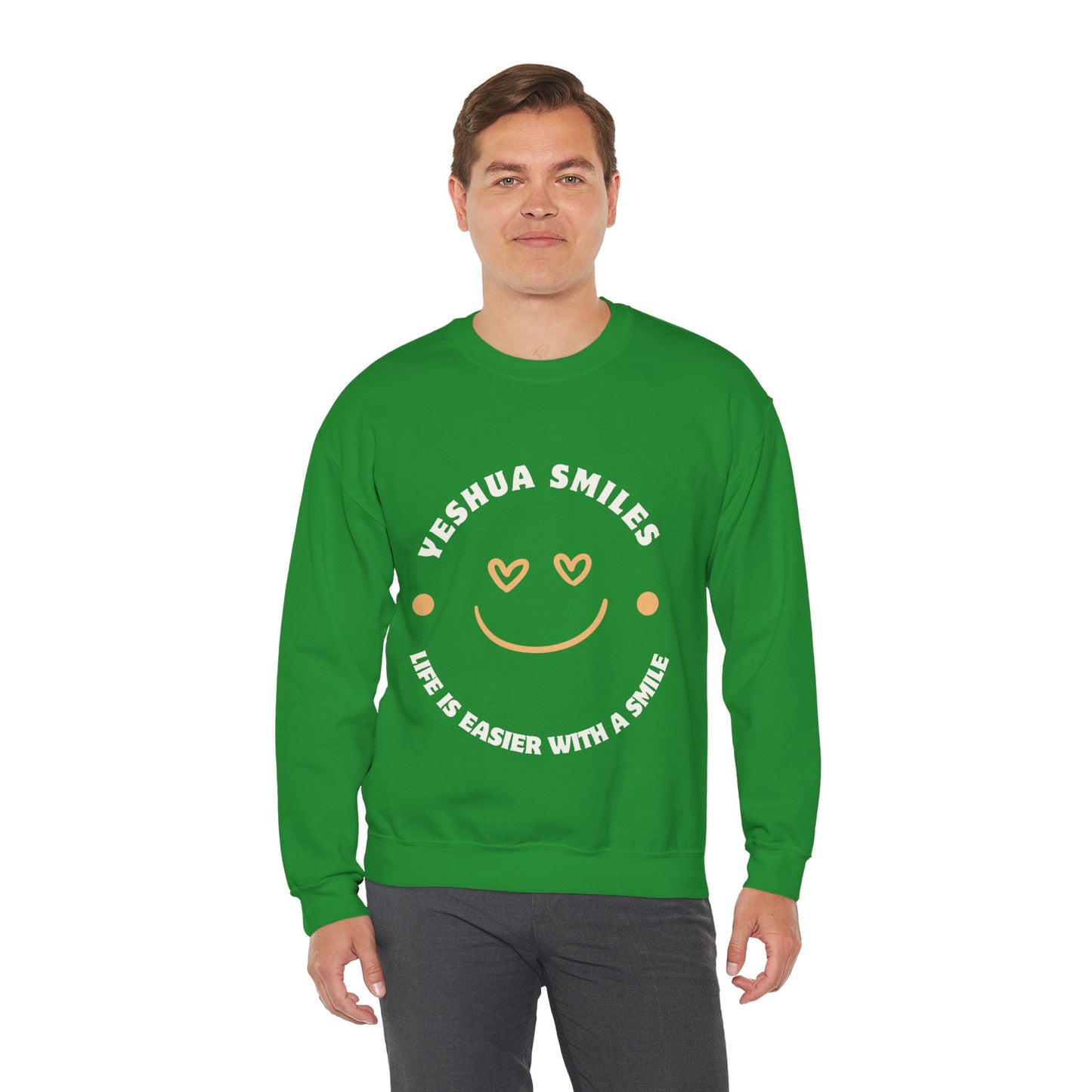 Yeshua Smiles Deluxe Sweatshirt