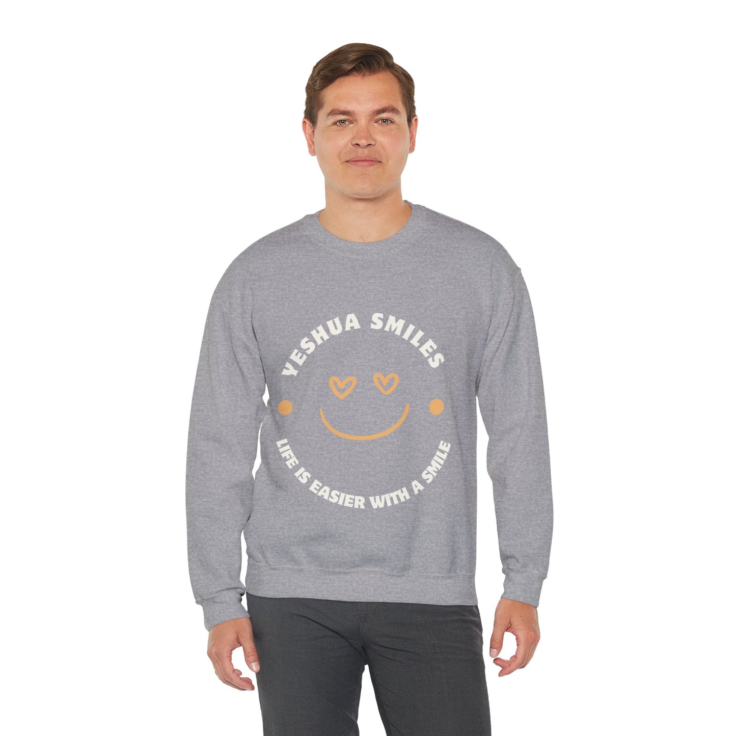 Yeshua Smiles Deluxe Sweatshirt