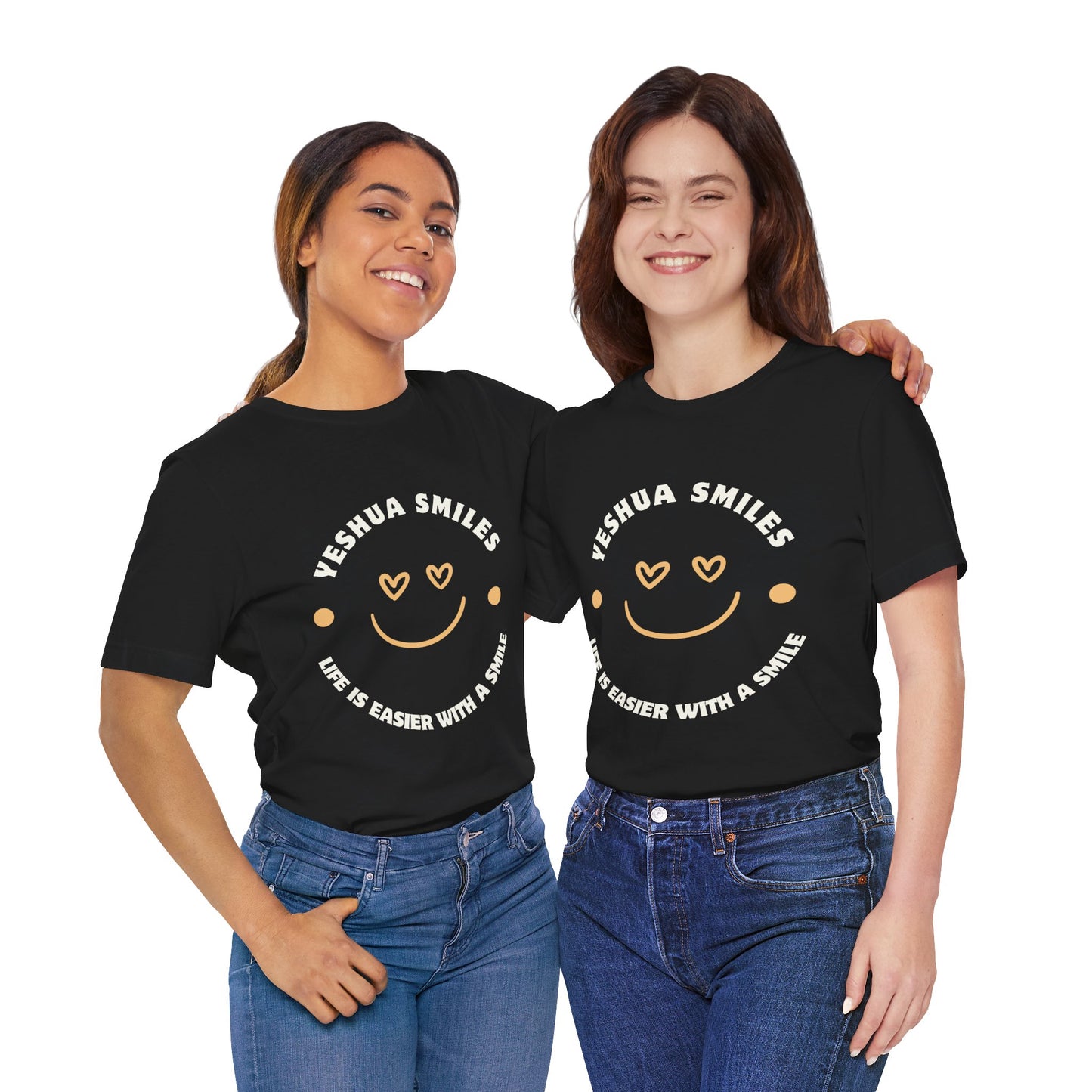 Yeshua Smiles Deluxe Tees
