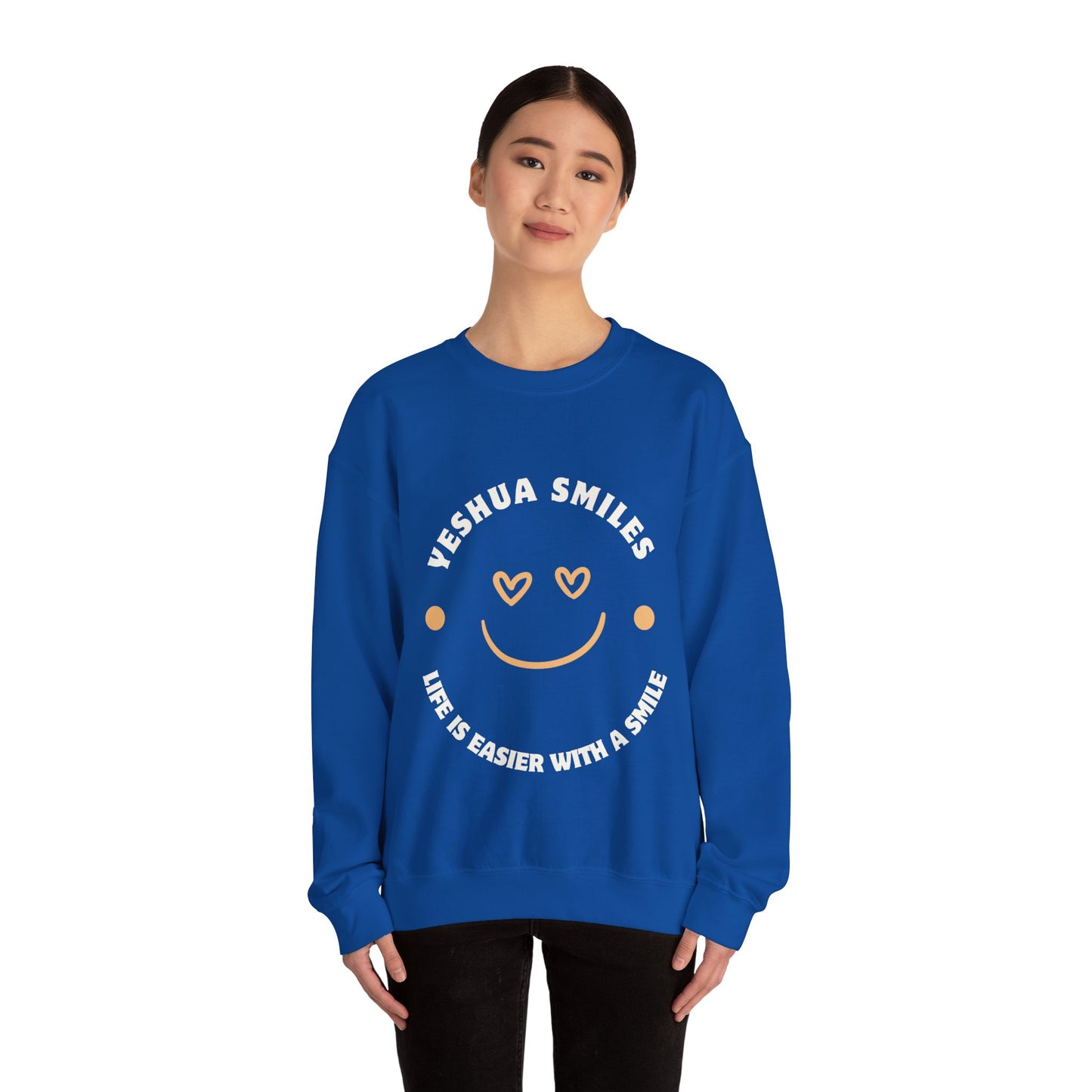 Yeshua Smiles Deluxe Sweatshirt