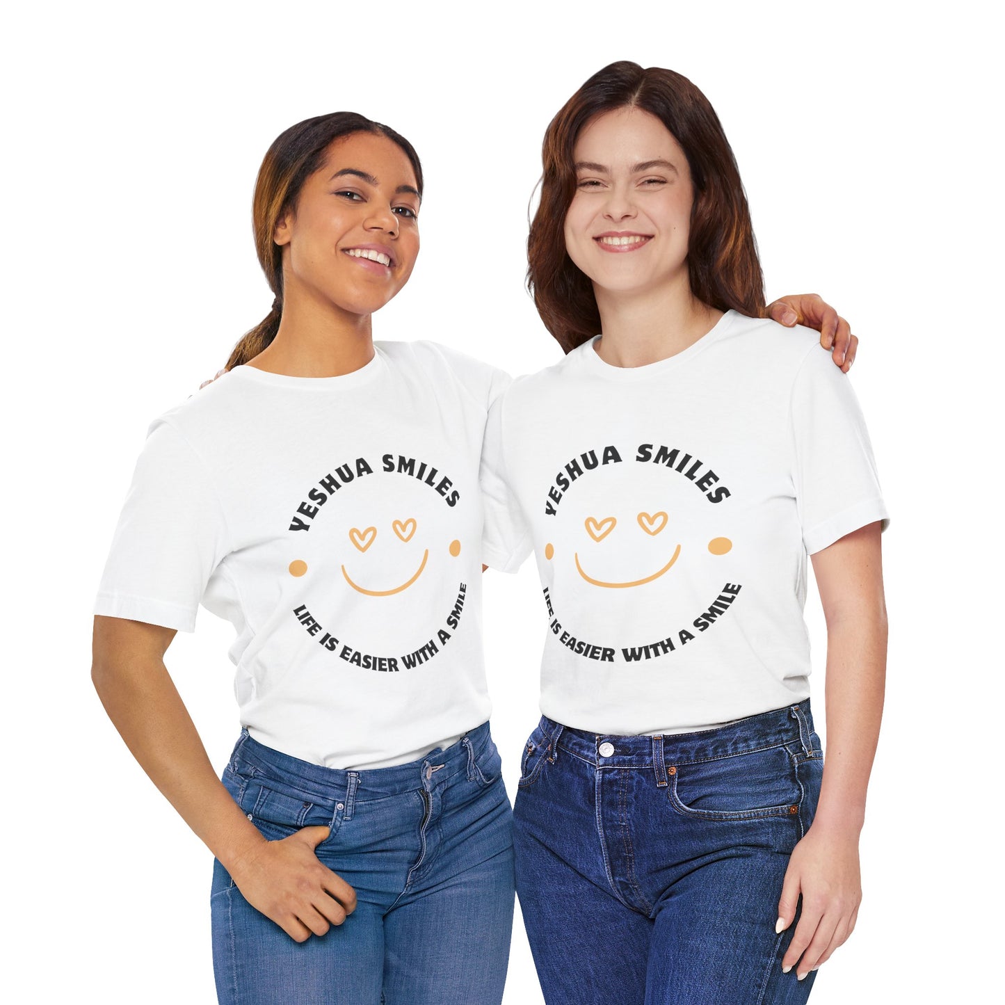 Yeshua Smiles Deluxe Tees