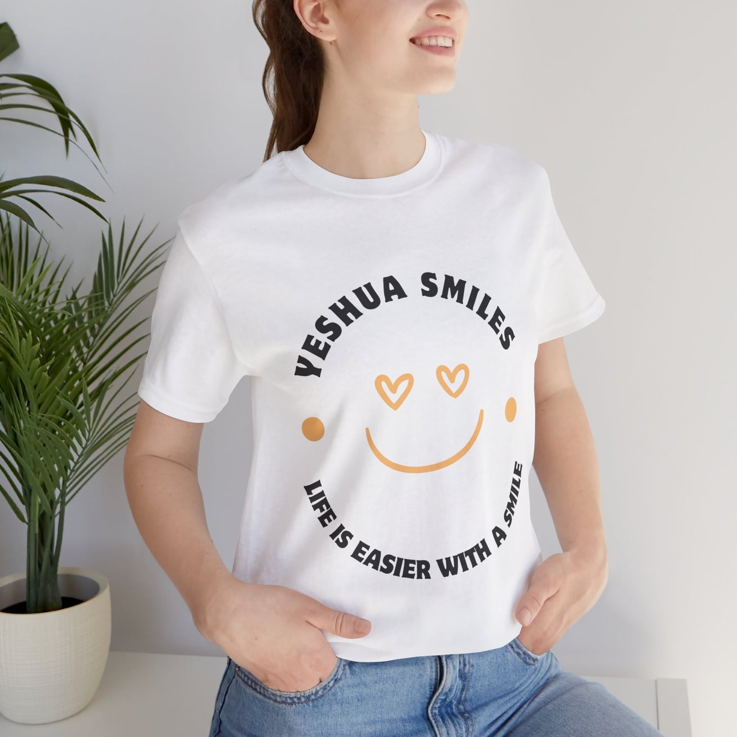 Yeshua Smiles Deluxe Tees