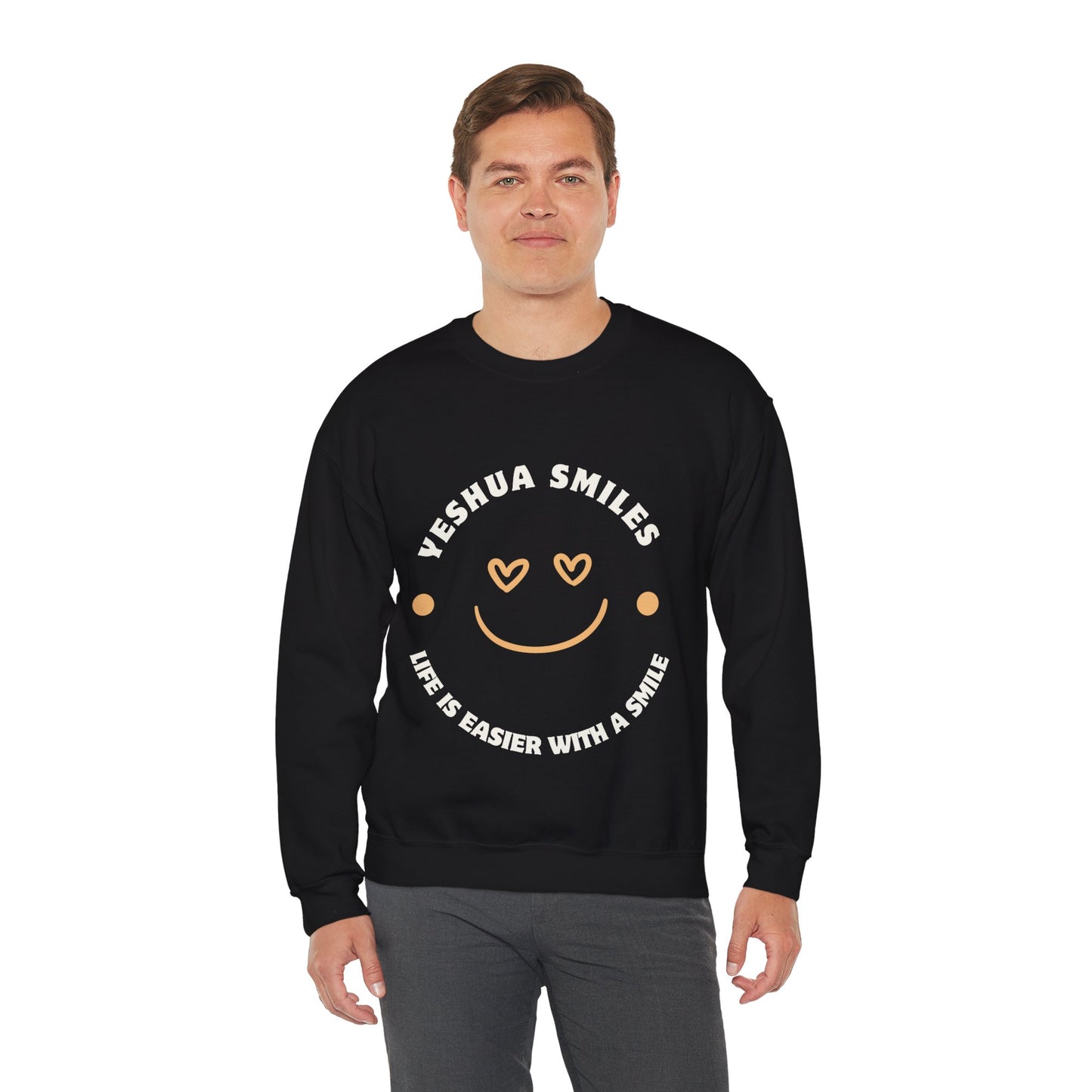 Yeshua Smiles Deluxe Sweatshirt