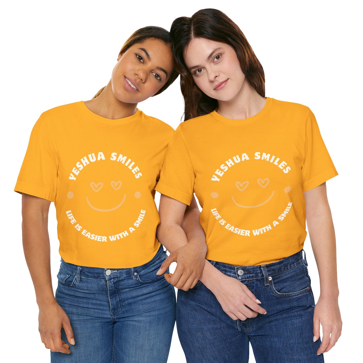 Yeshua Smiles Deluxe Tees