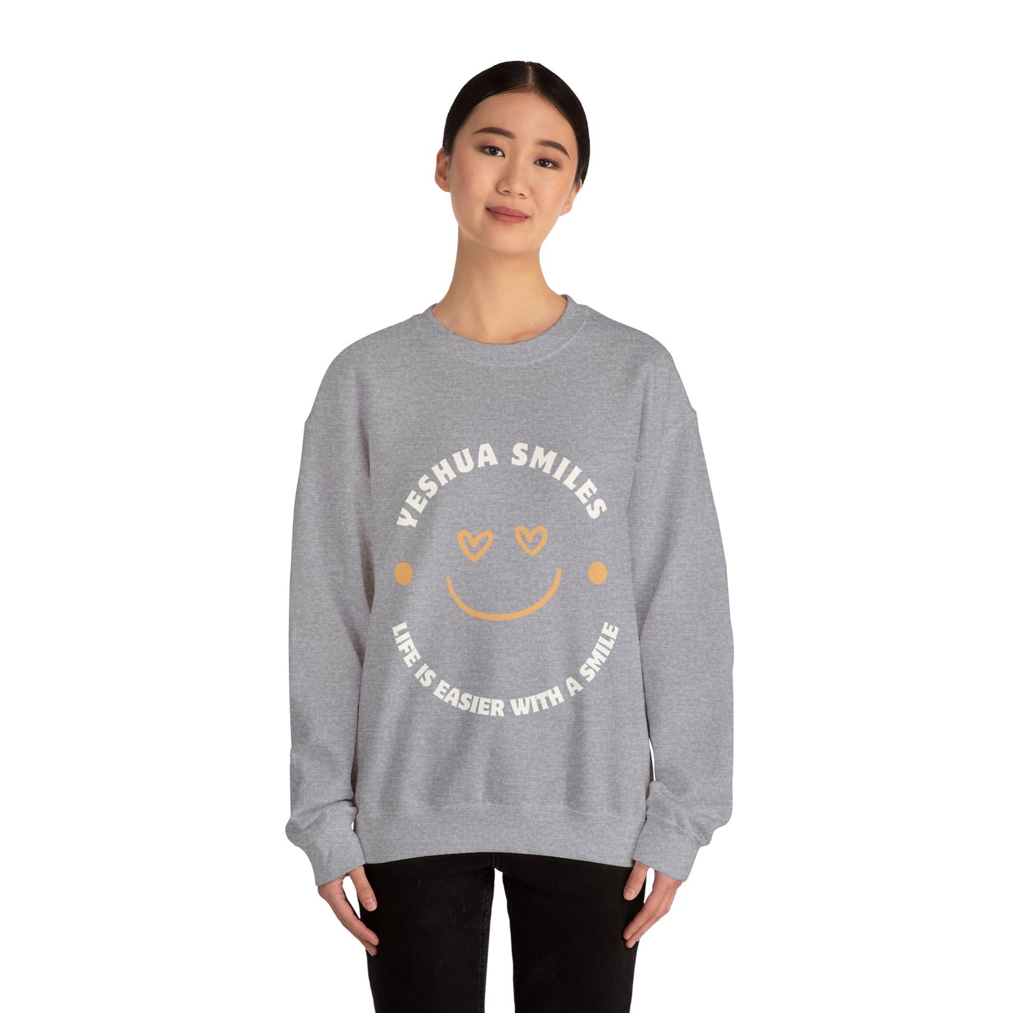Yeshua Smiles Deluxe Sweatshirt
