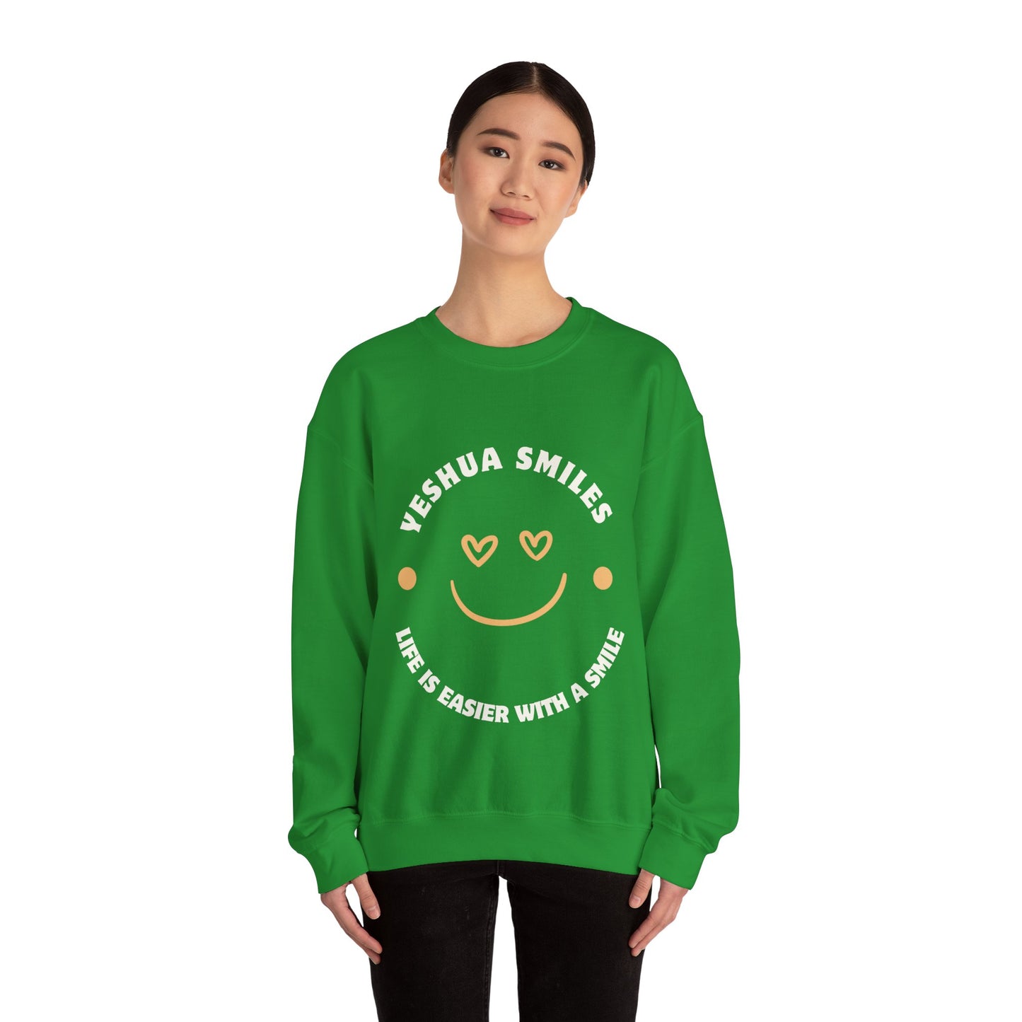 Yeshua Smiles Deluxe Sweatshirt