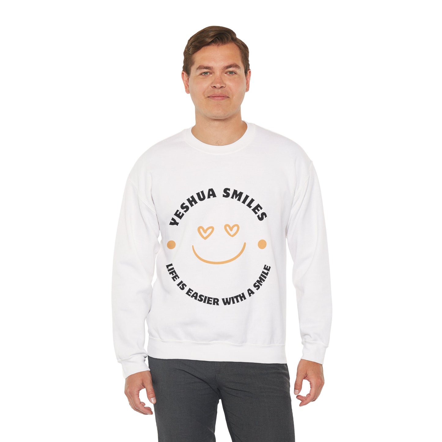 Yeshua Smiles Deluxe Sweatshirt