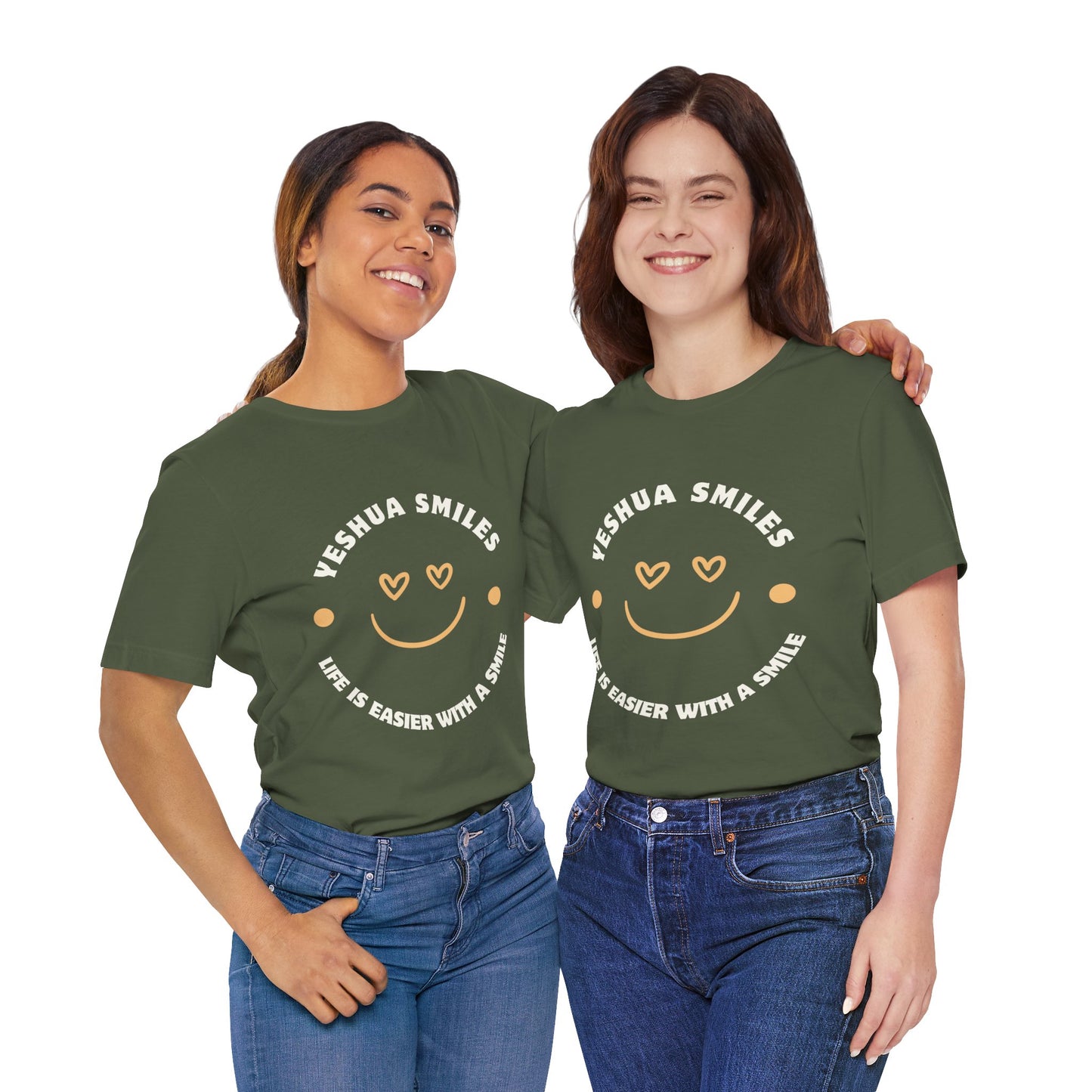 Yeshua Smiles Deluxe Tees