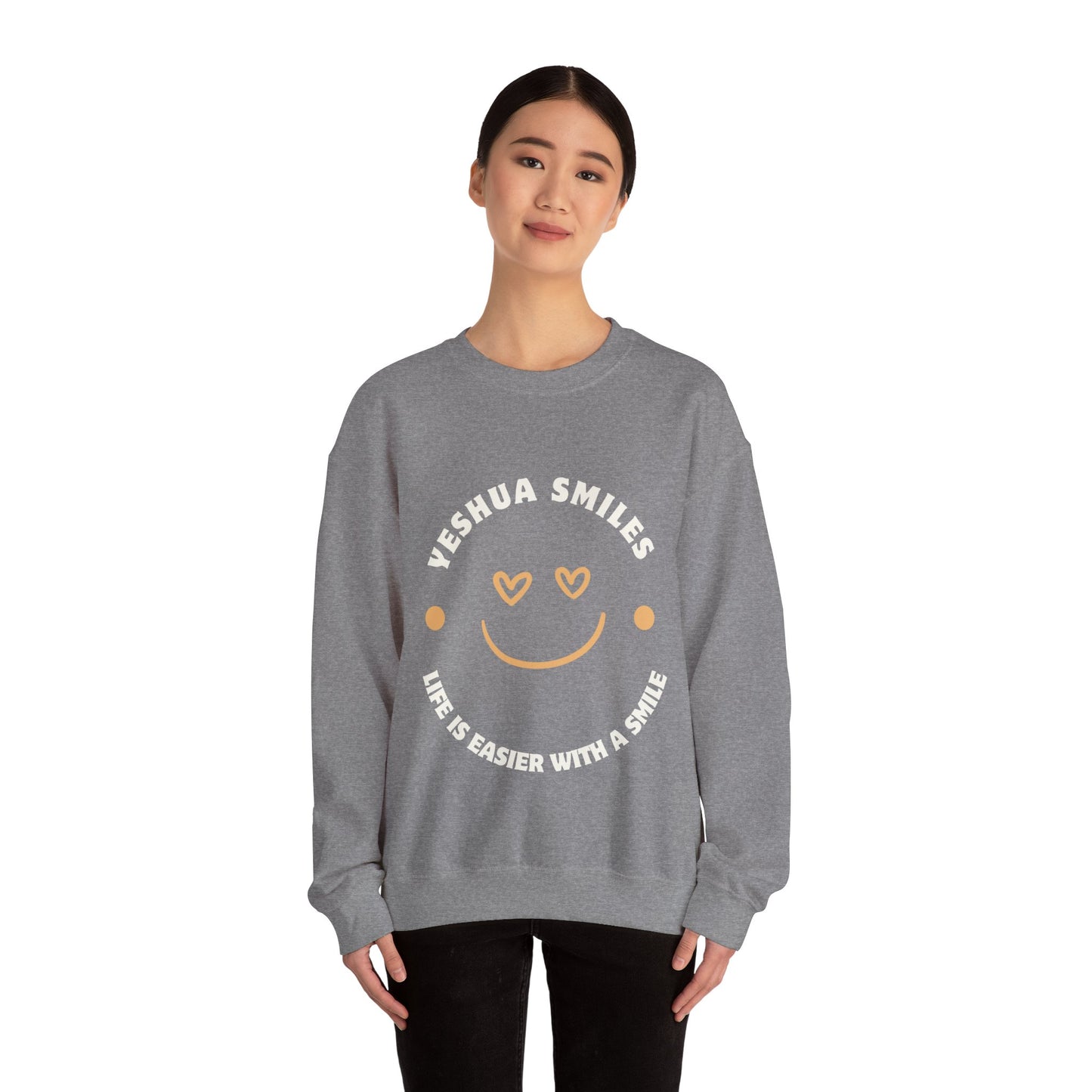 Yeshua Smiles Deluxe Sweatshirt