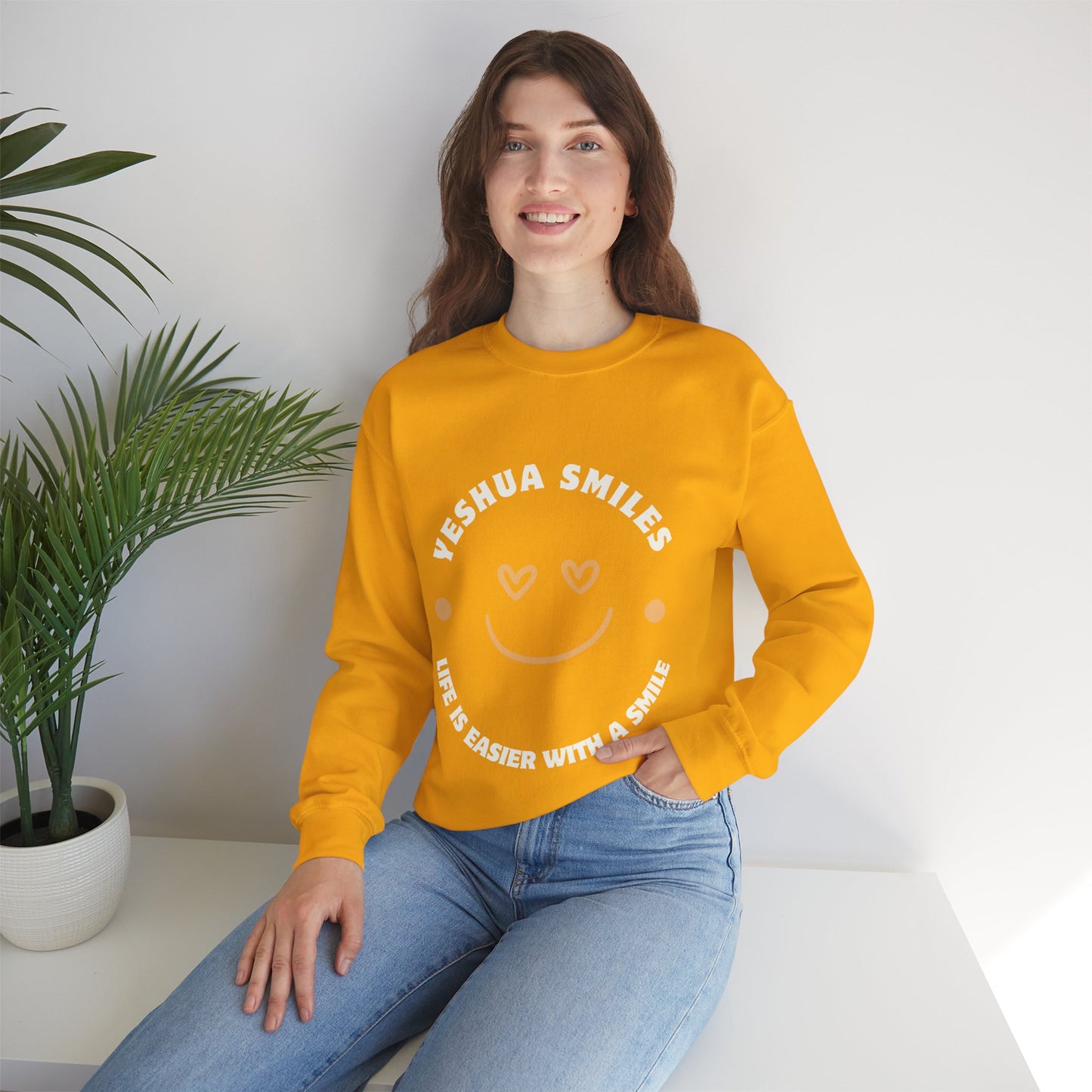 Yeshua Smiles Deluxe Sweatshirt