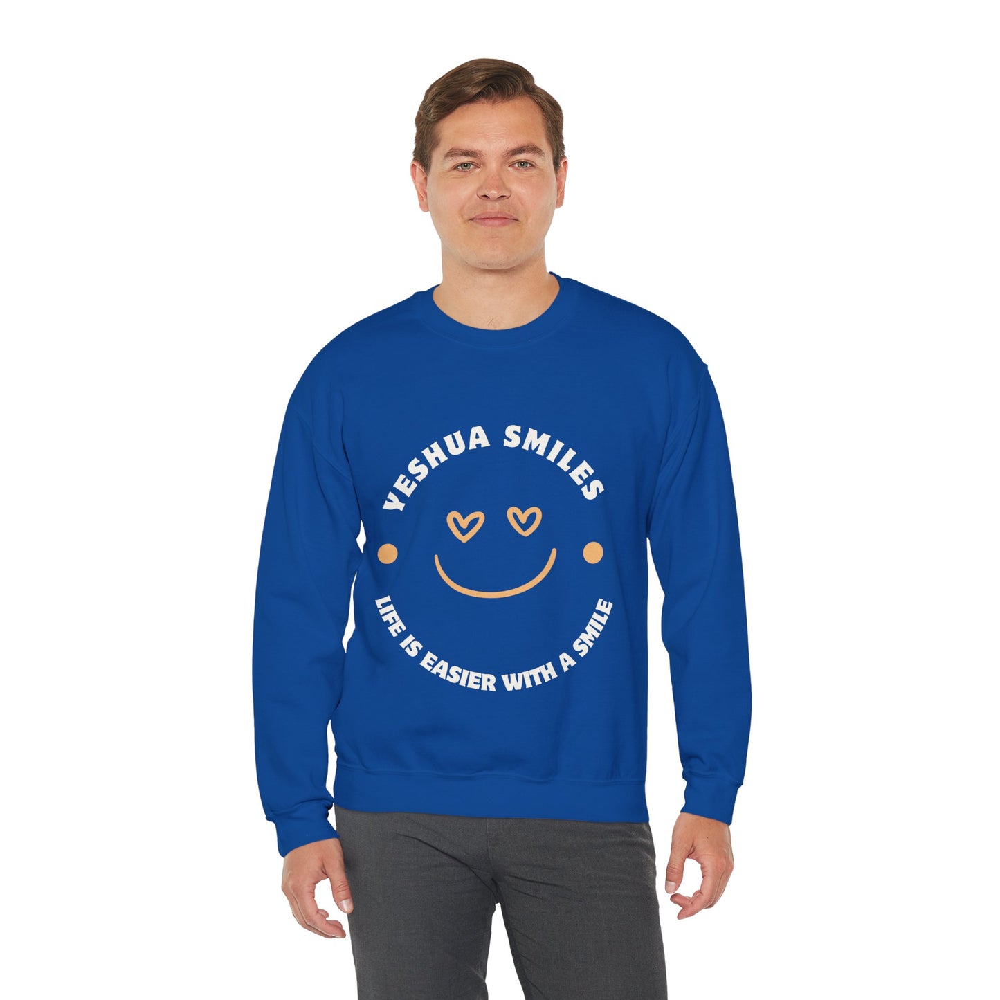 Yeshua Smiles Deluxe Sweatshirt