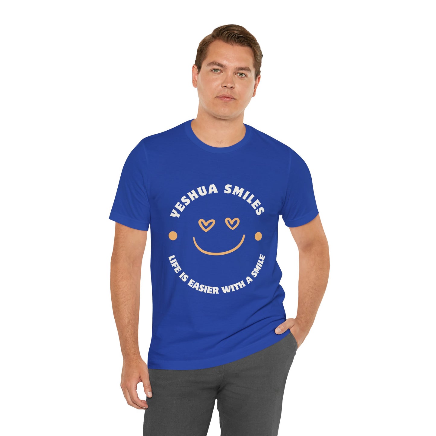 Yeshua Smiles Deluxe Tees