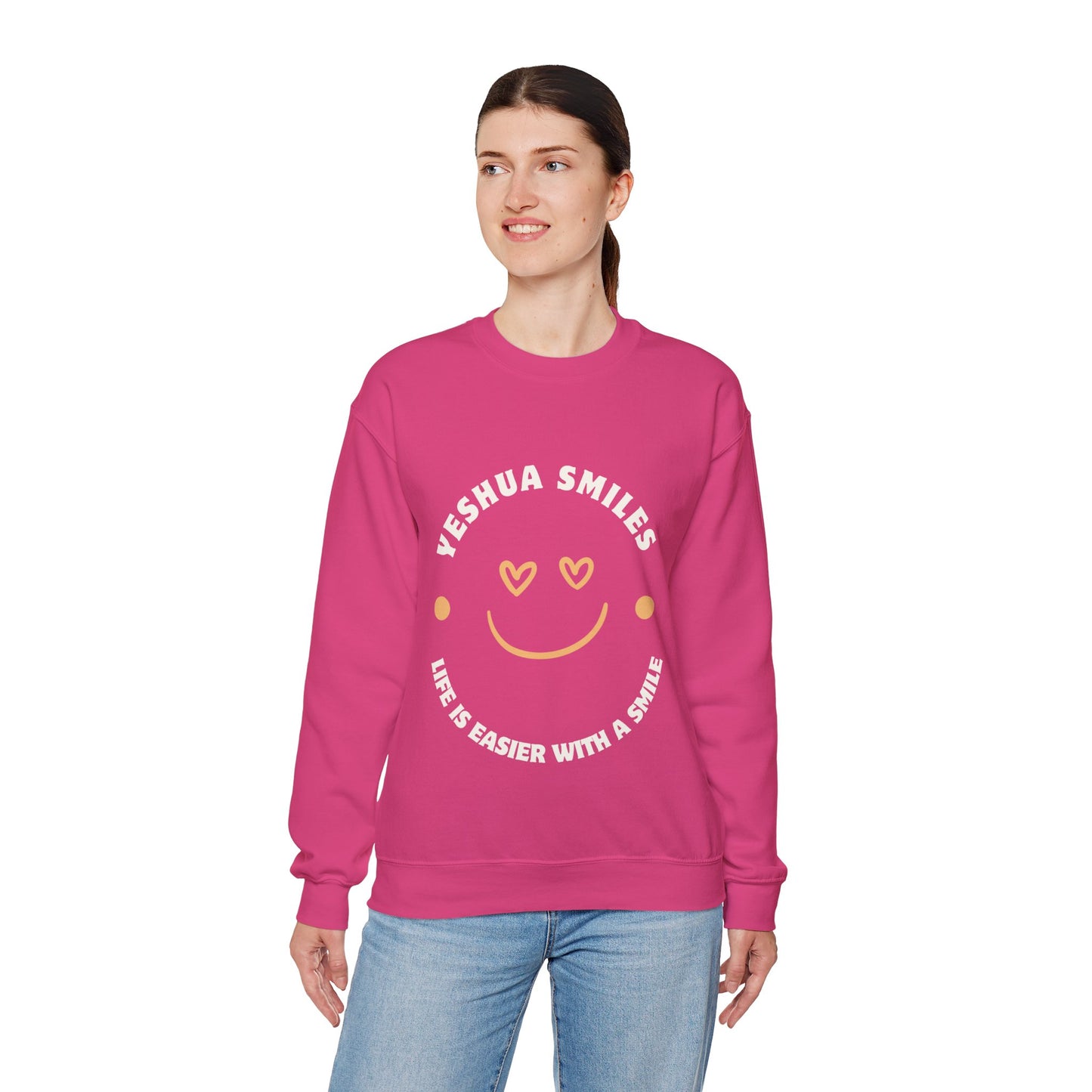 Yeshua Smiles Deluxe Sweatshirt
