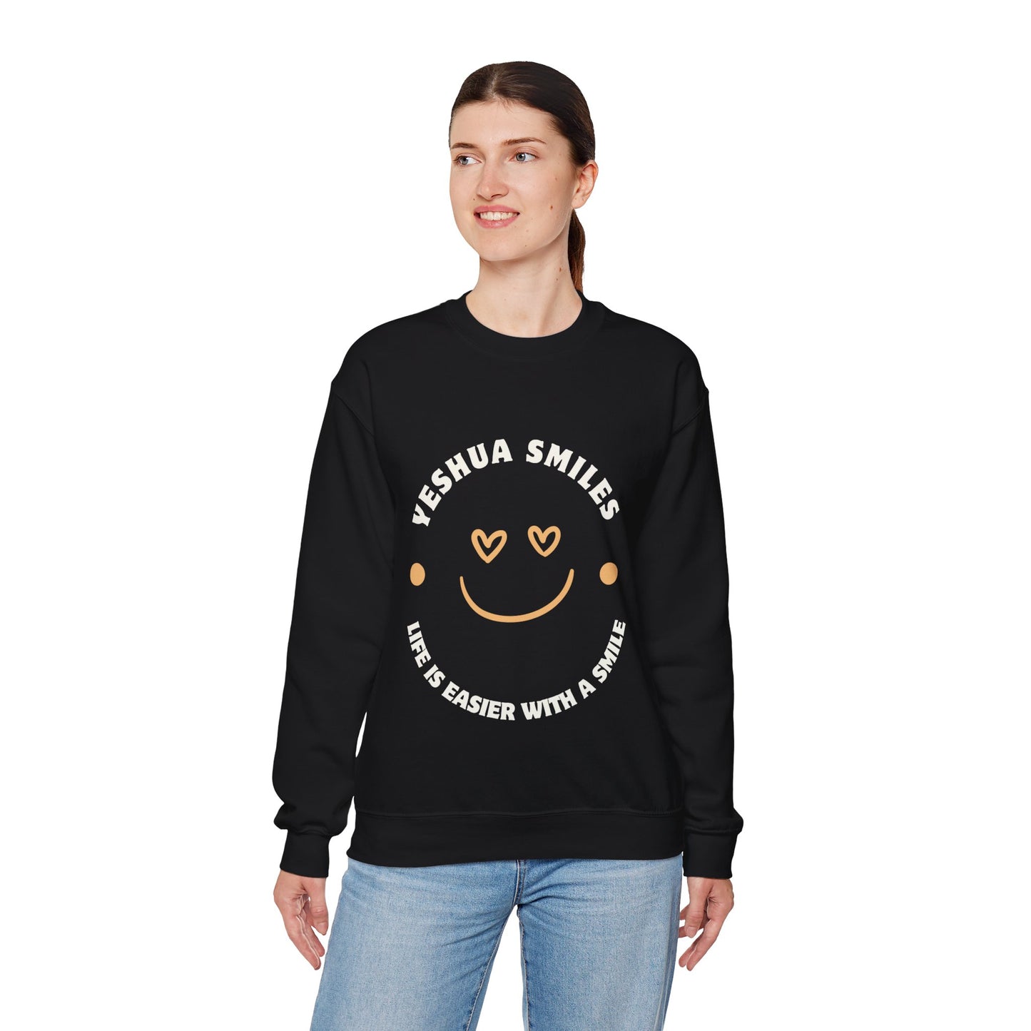 Yeshua Smiles Deluxe Sweatshirt