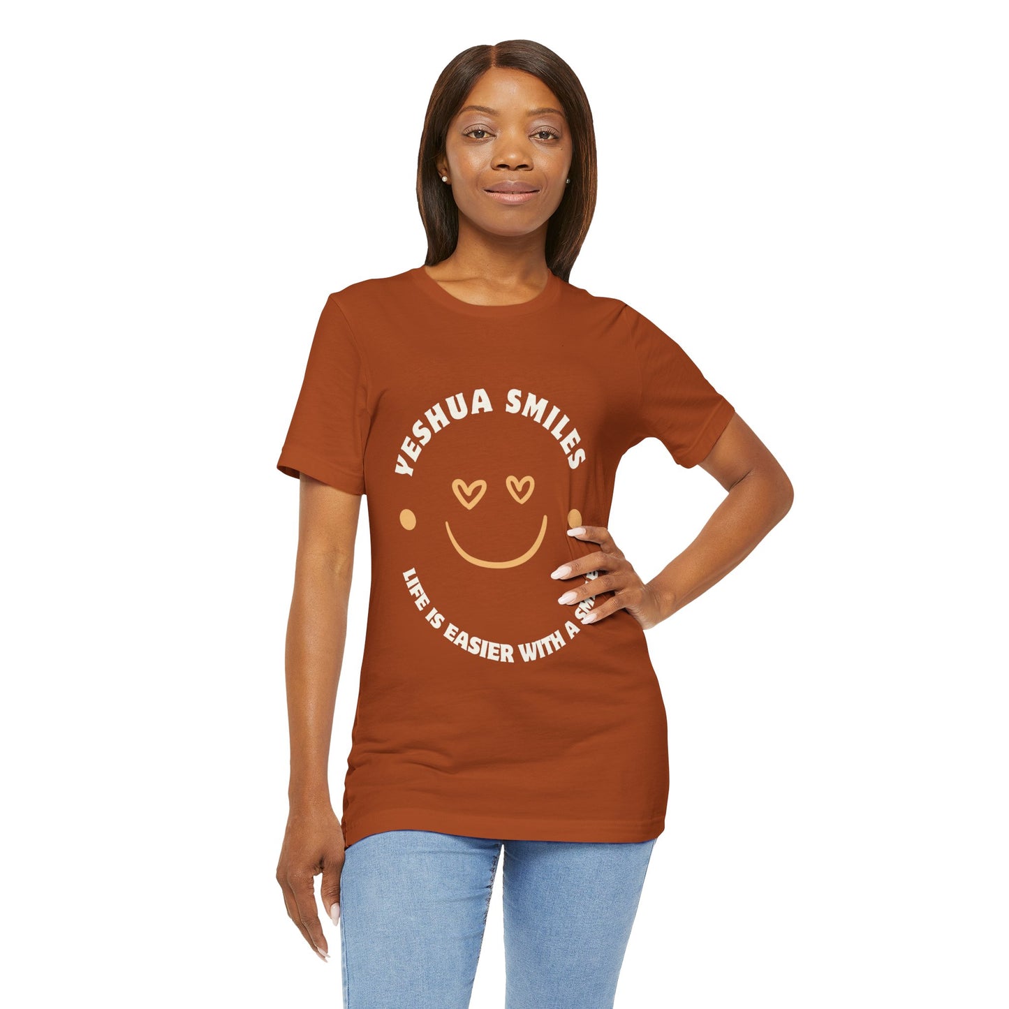 Yeshua Smiles Deluxe Tees