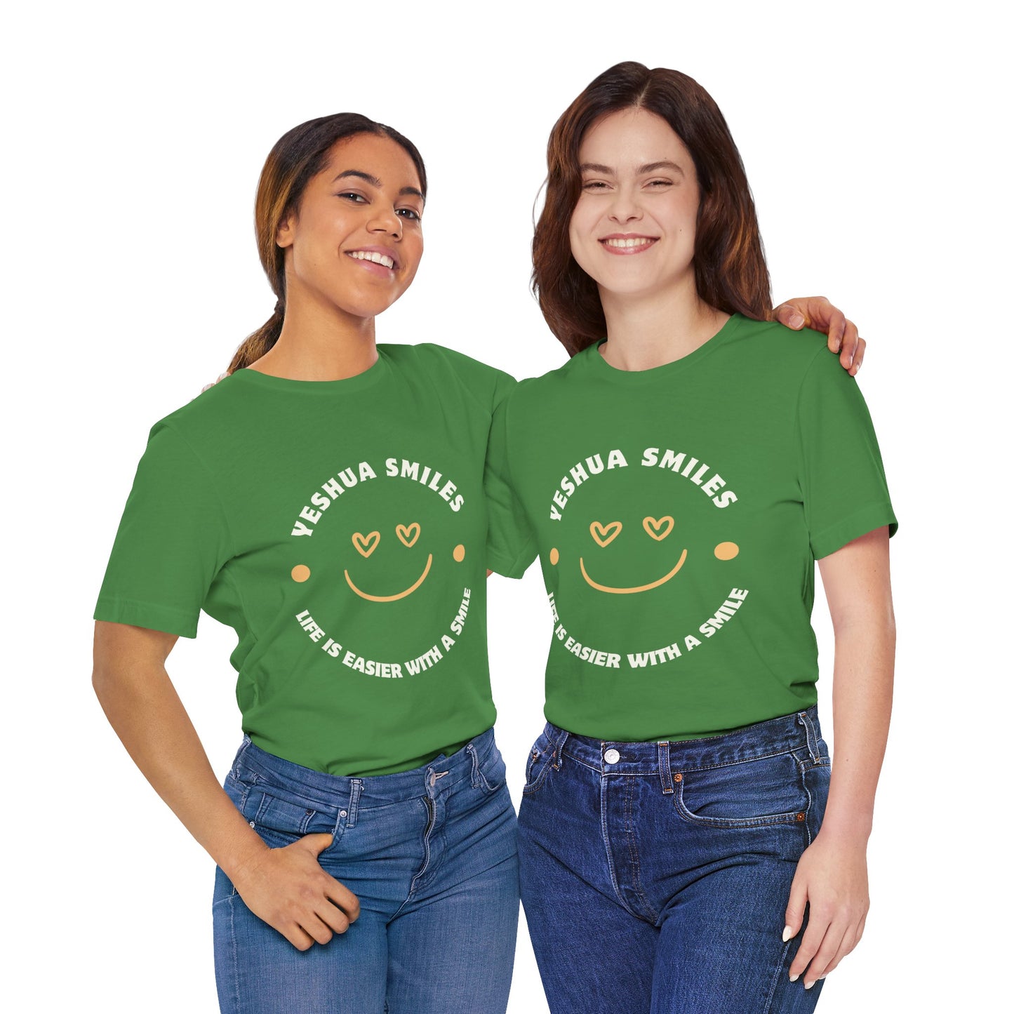 Yeshua Smiles Deluxe Tees