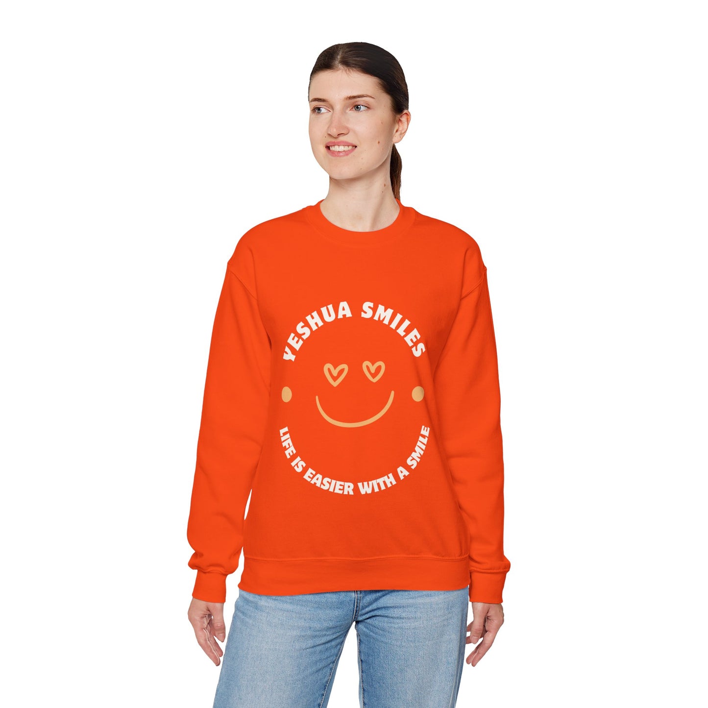 Yeshua Smiles Deluxe Sweatshirt