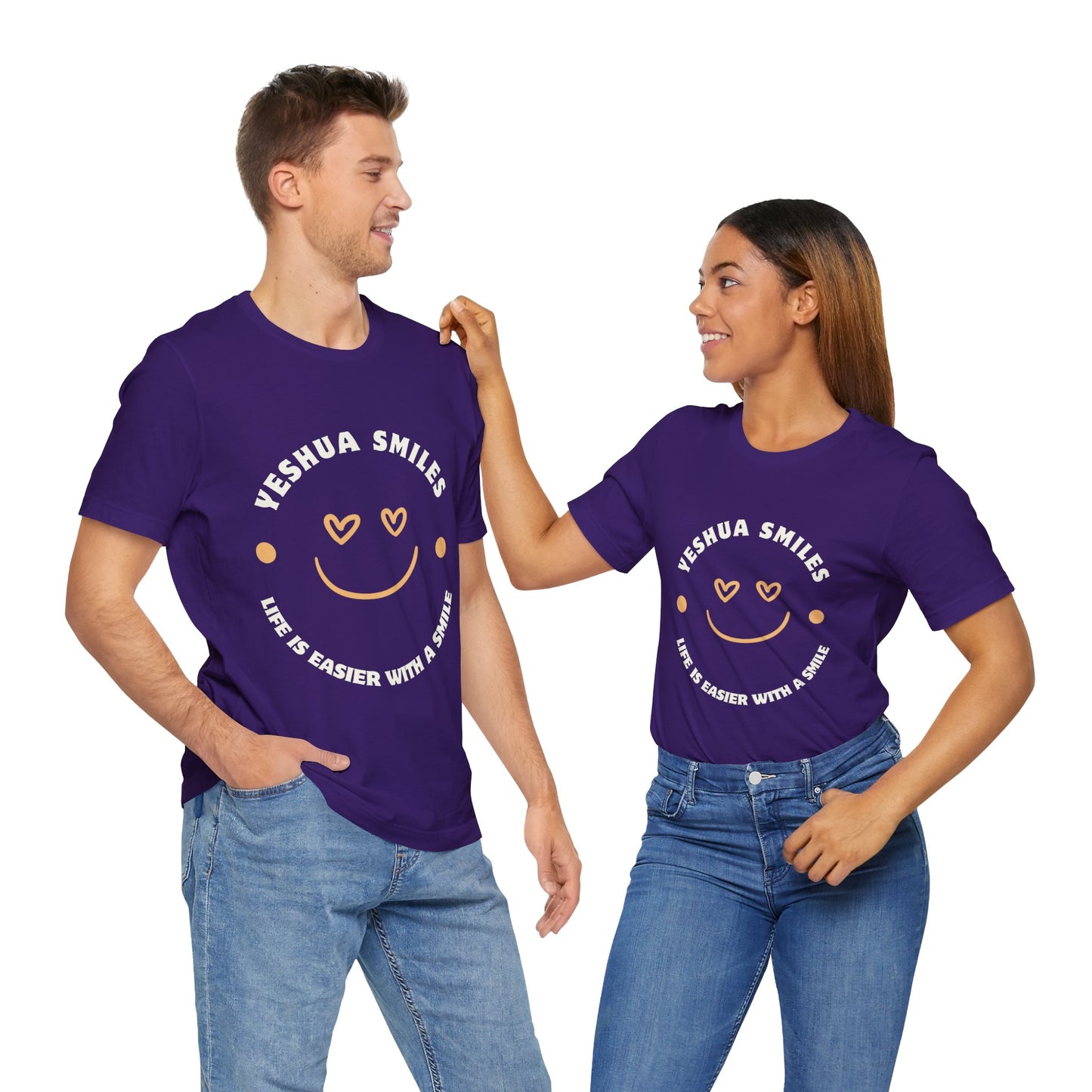 Yeshua Smiles Deluxe Tees