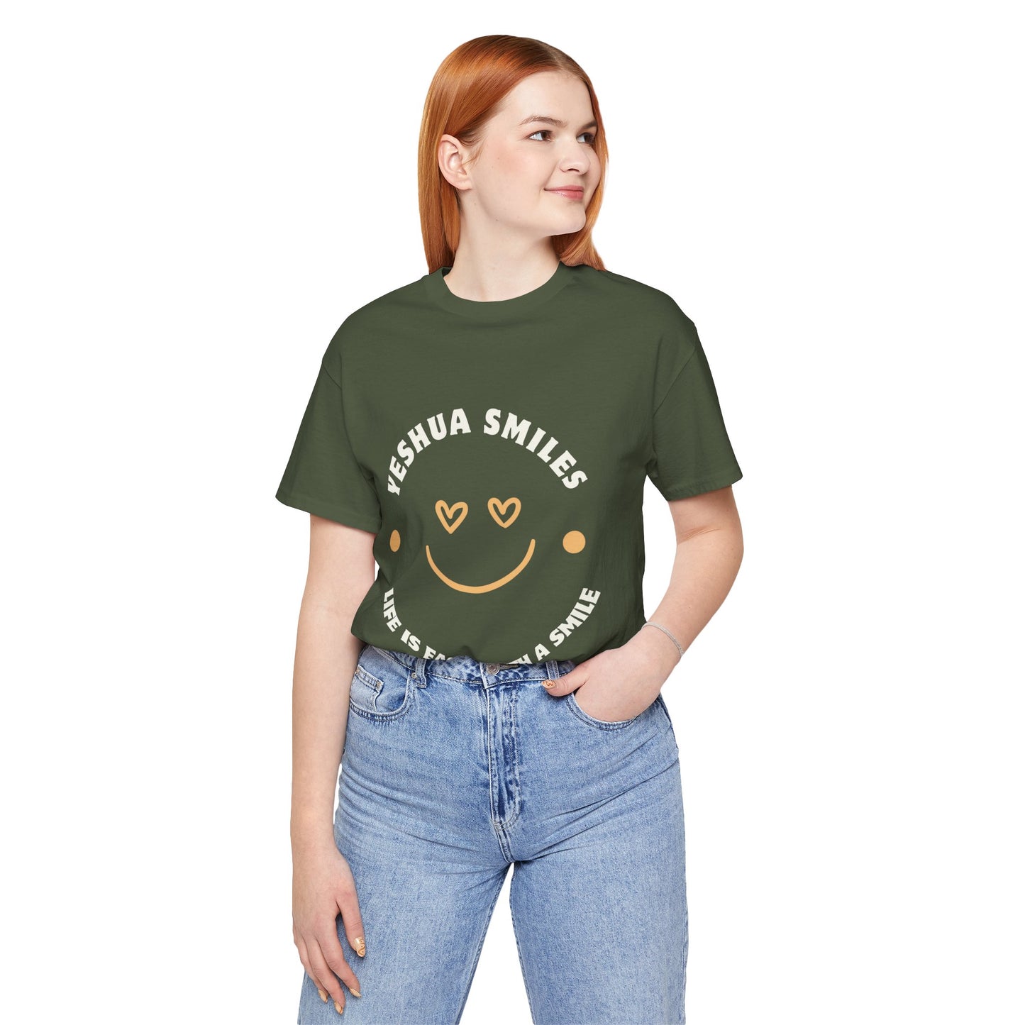 Yeshua Smiles Deluxe Tees