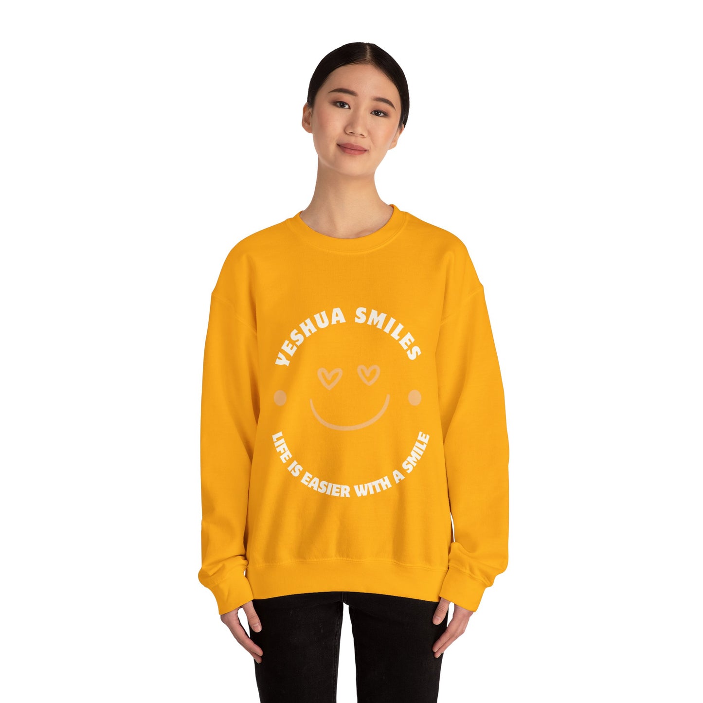 Yeshua Smiles Deluxe Sweatshirt