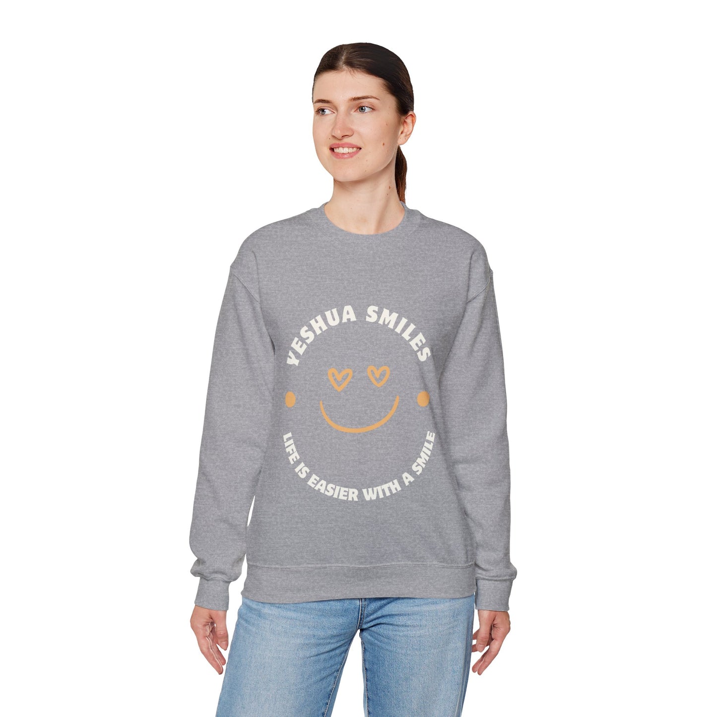 Yeshua Smiles Deluxe Sweatshirt