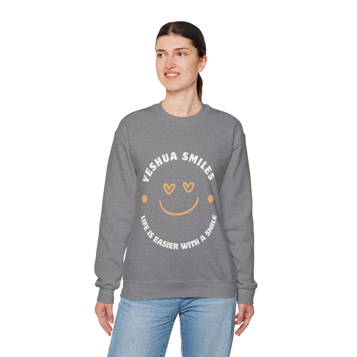 Yeshua Smiles Deluxe Sweatshirt