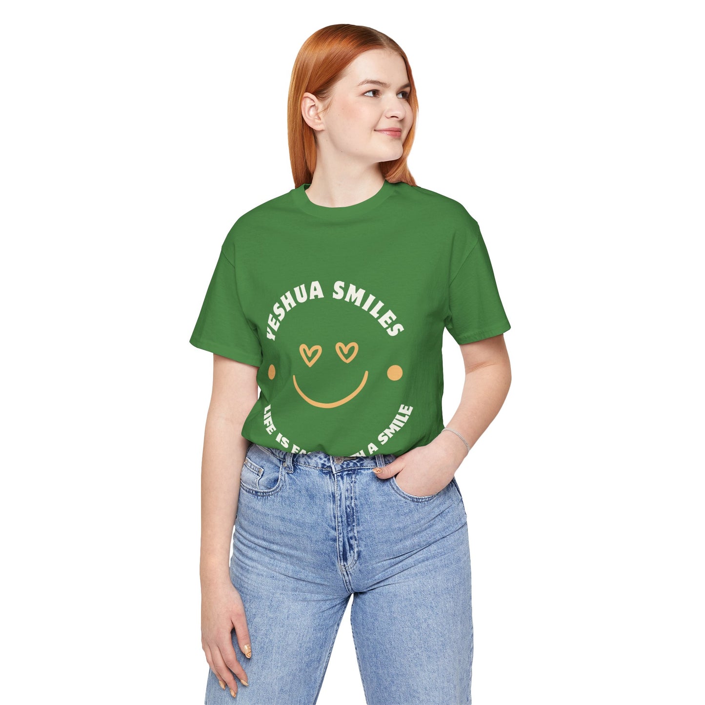 Yeshua Smiles Deluxe Tees