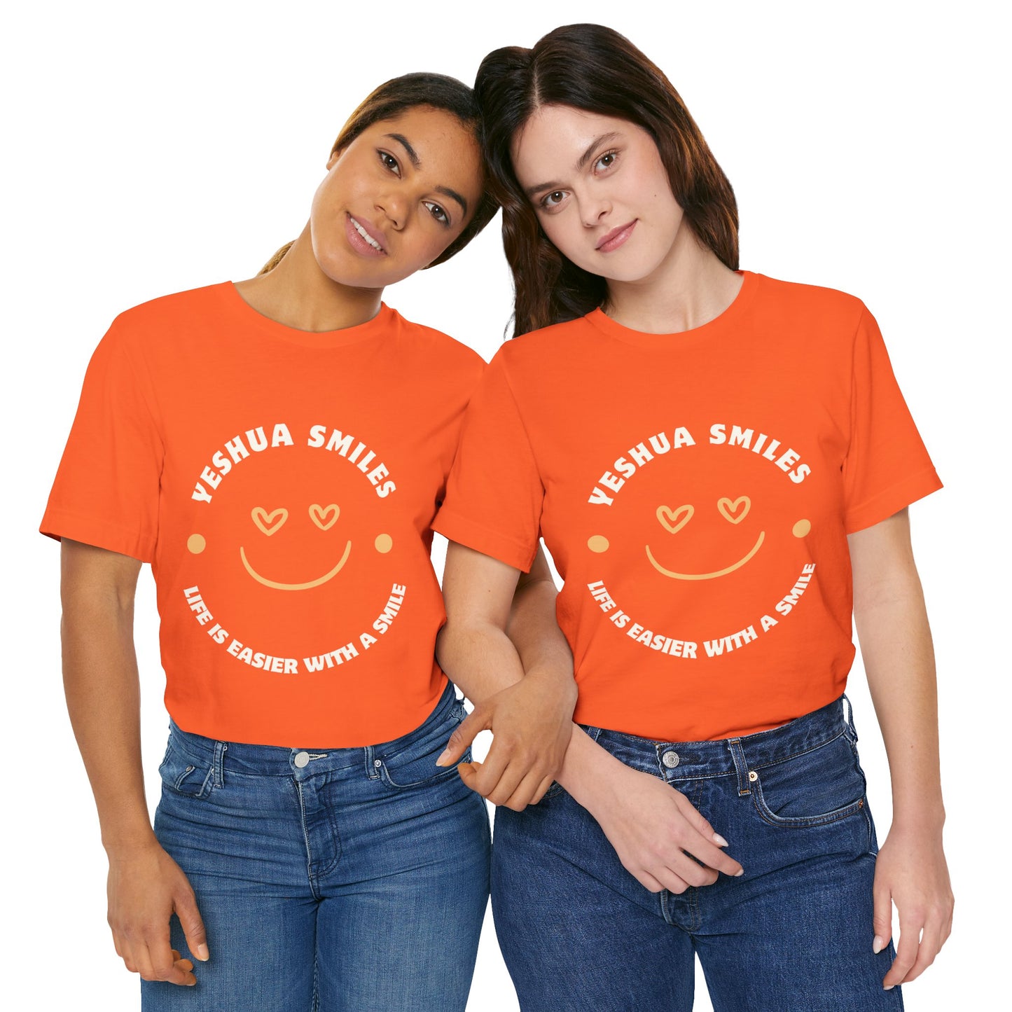 Yeshua Smiles Deluxe Tees