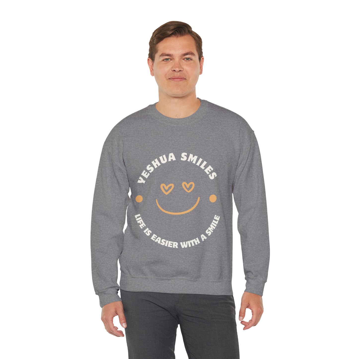 Yeshua Smiles Deluxe Sweatshirt