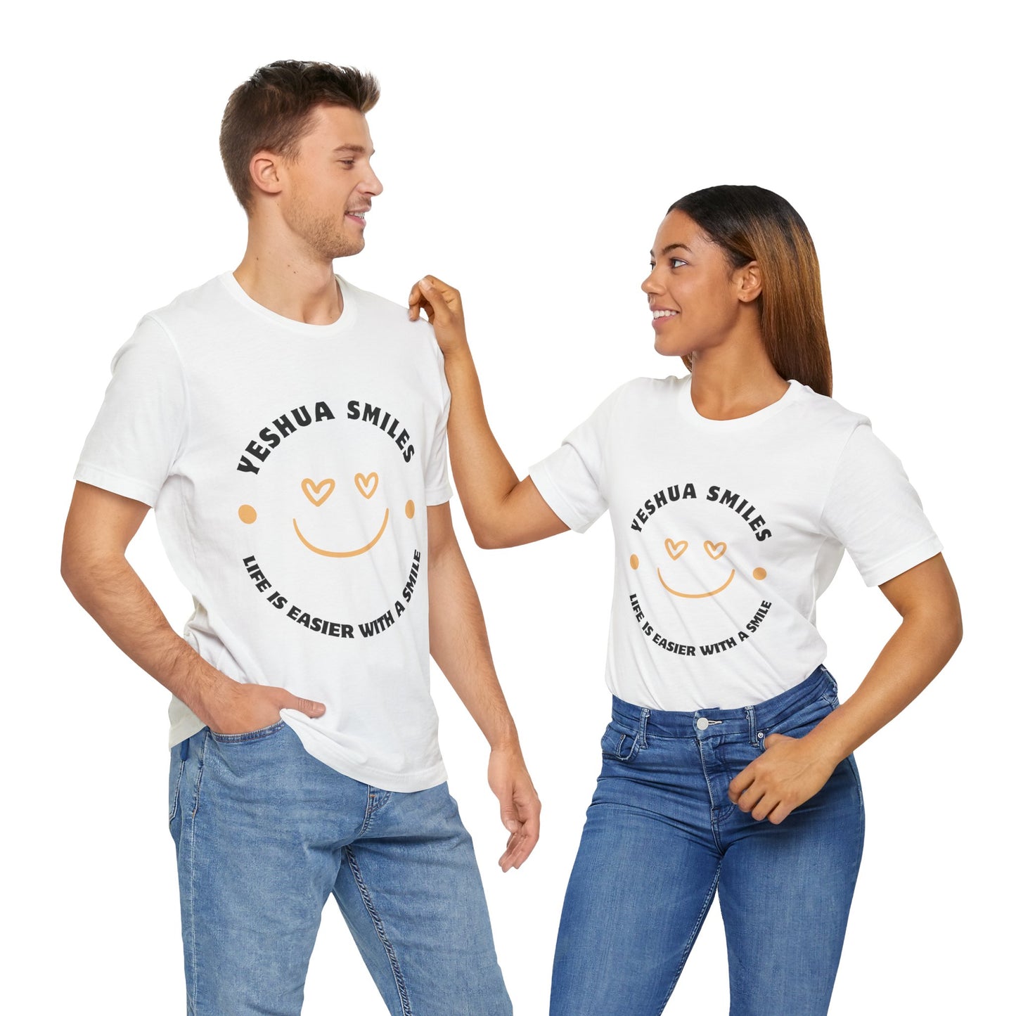 Yeshua Smiles Deluxe Tees