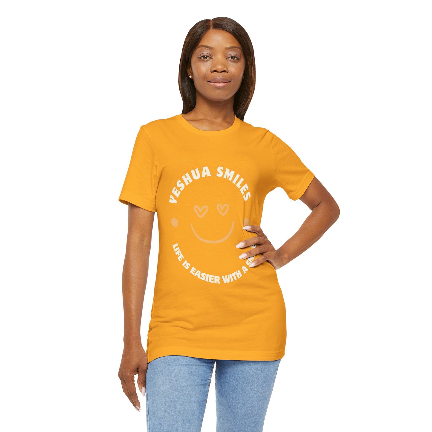 Yeshua Smiles Deluxe Tees