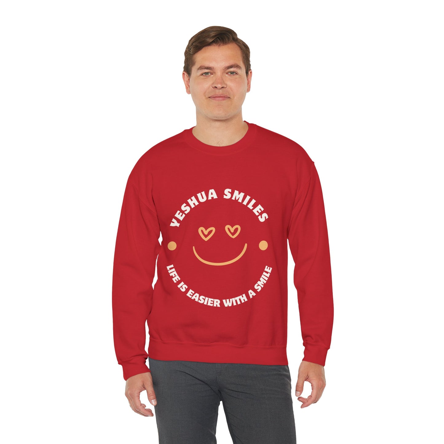 Yeshua Smiles Deluxe Sweatshirt