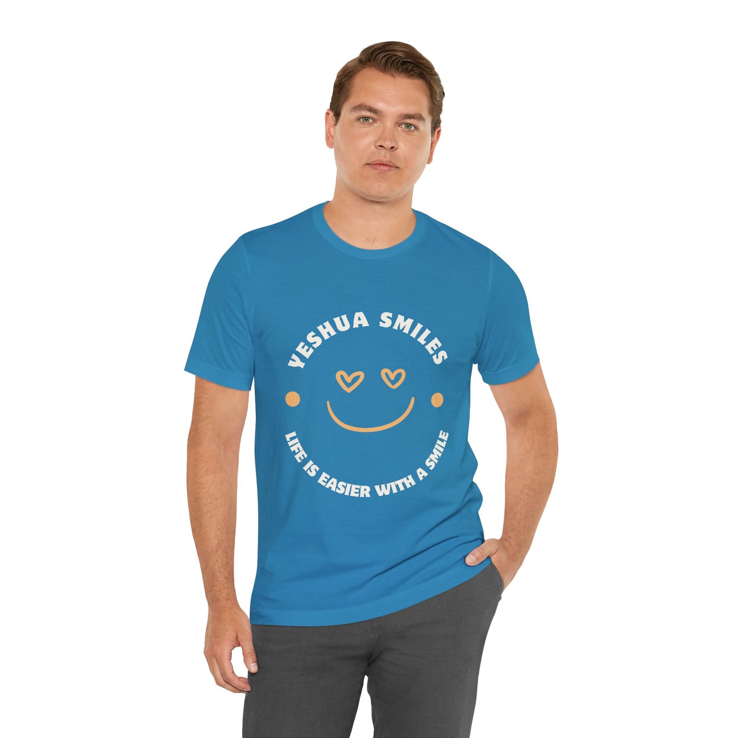 Yeshua Smiles Deluxe Tees