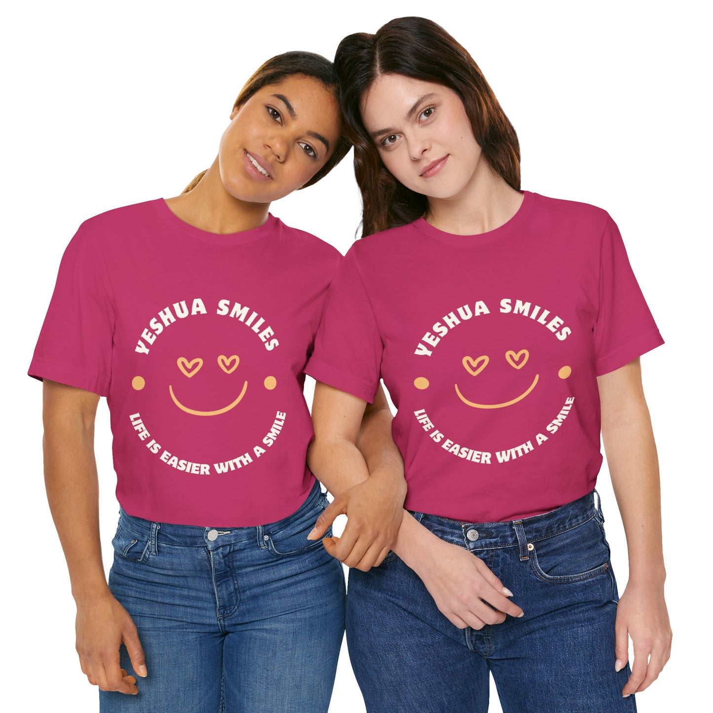 Yeshua Smiles Deluxe Tees