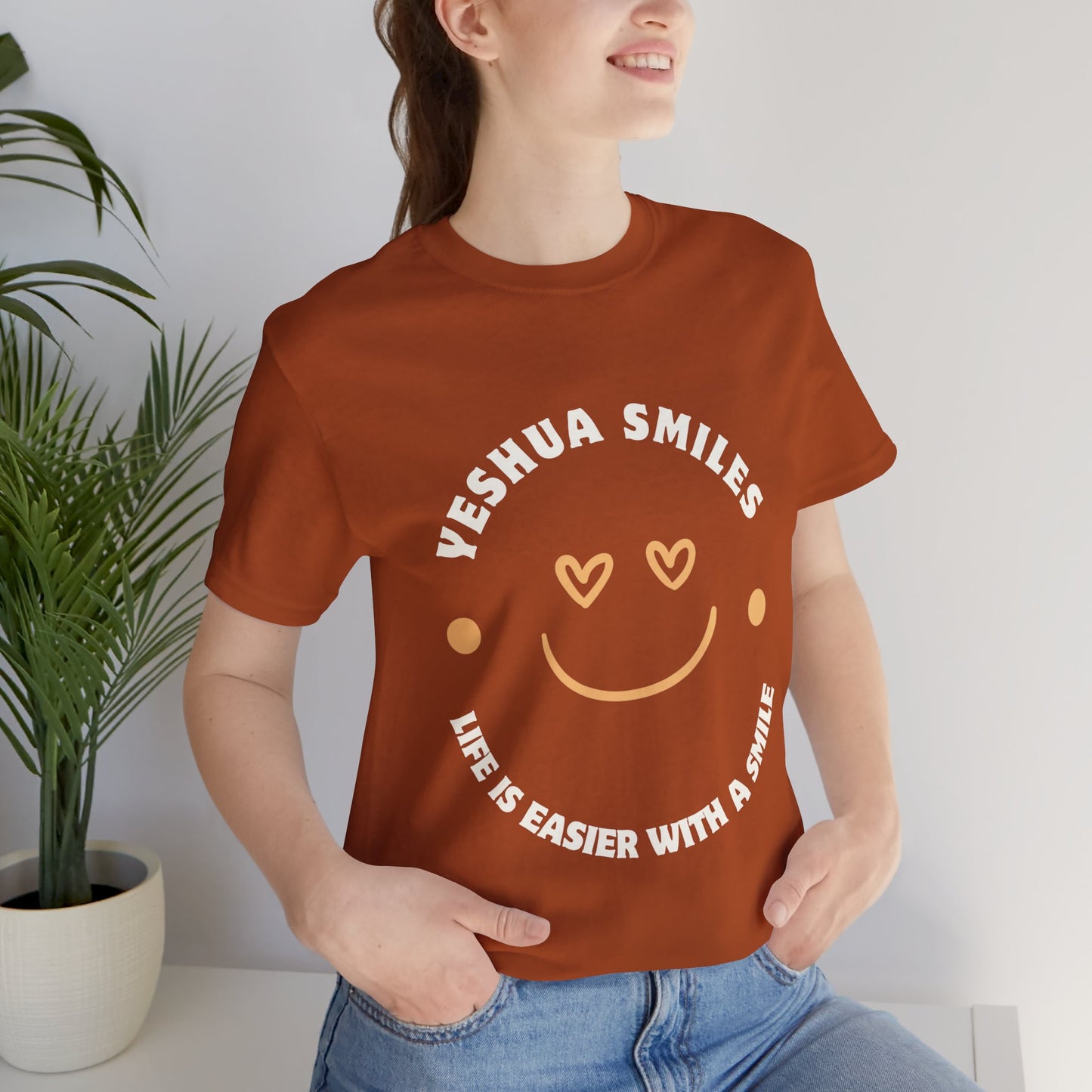 Yeshua Smiles Deluxe Tees