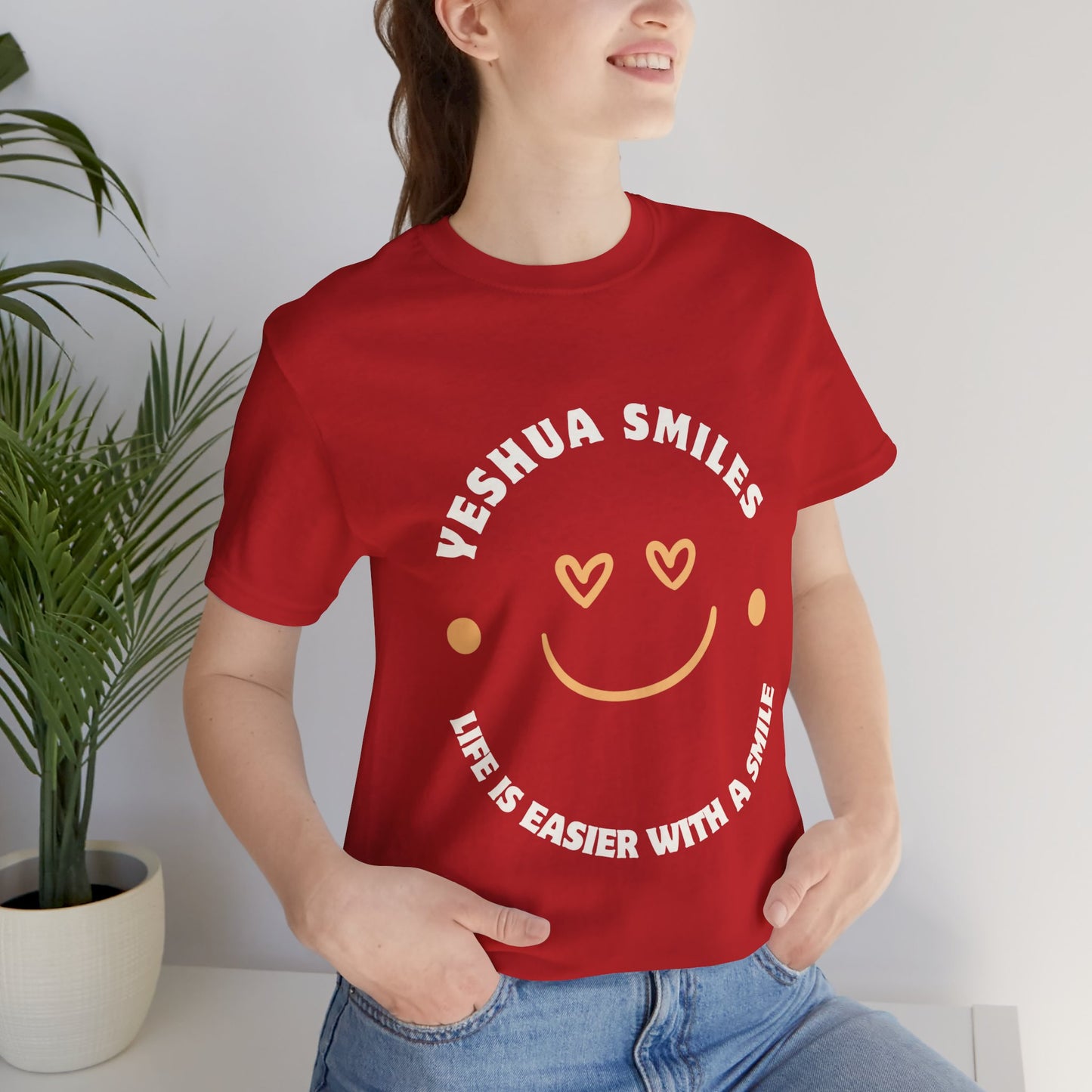 Yeshua Smiles Deluxe Tees