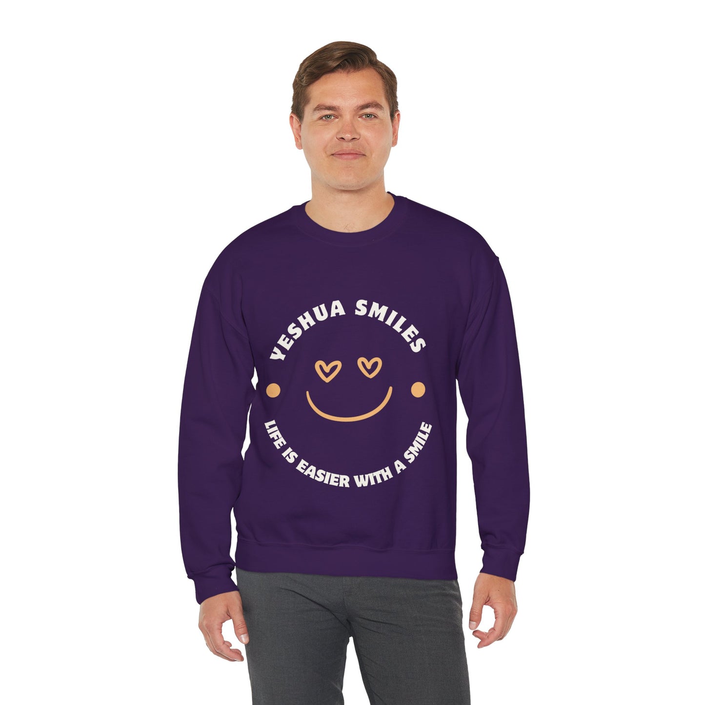 Yeshua Smiles Deluxe Sweatshirt