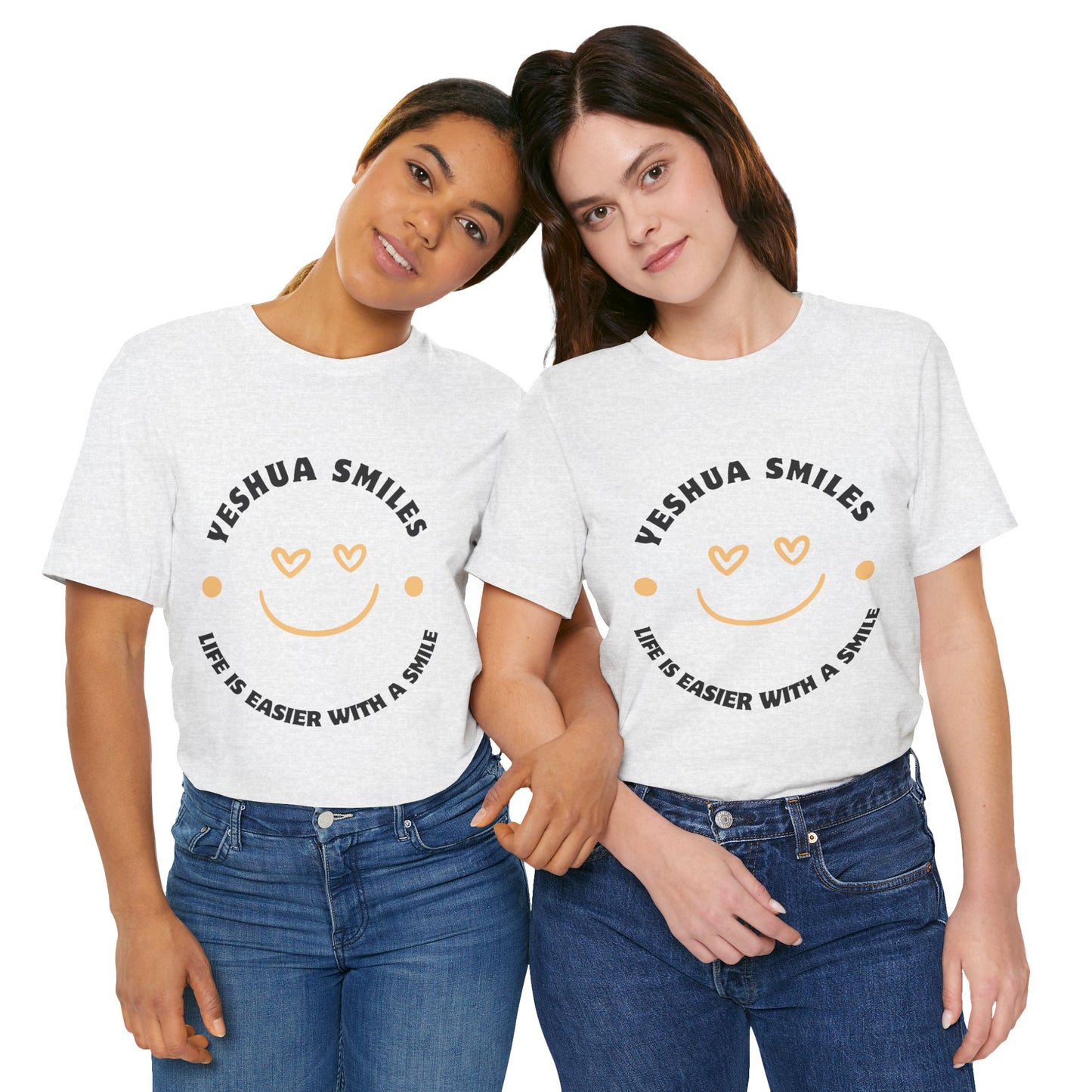 Yeshua Smiles Deluxe Tees