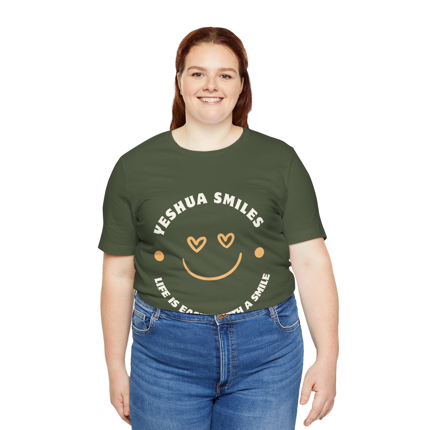 Yeshua Smiles Deluxe Tees