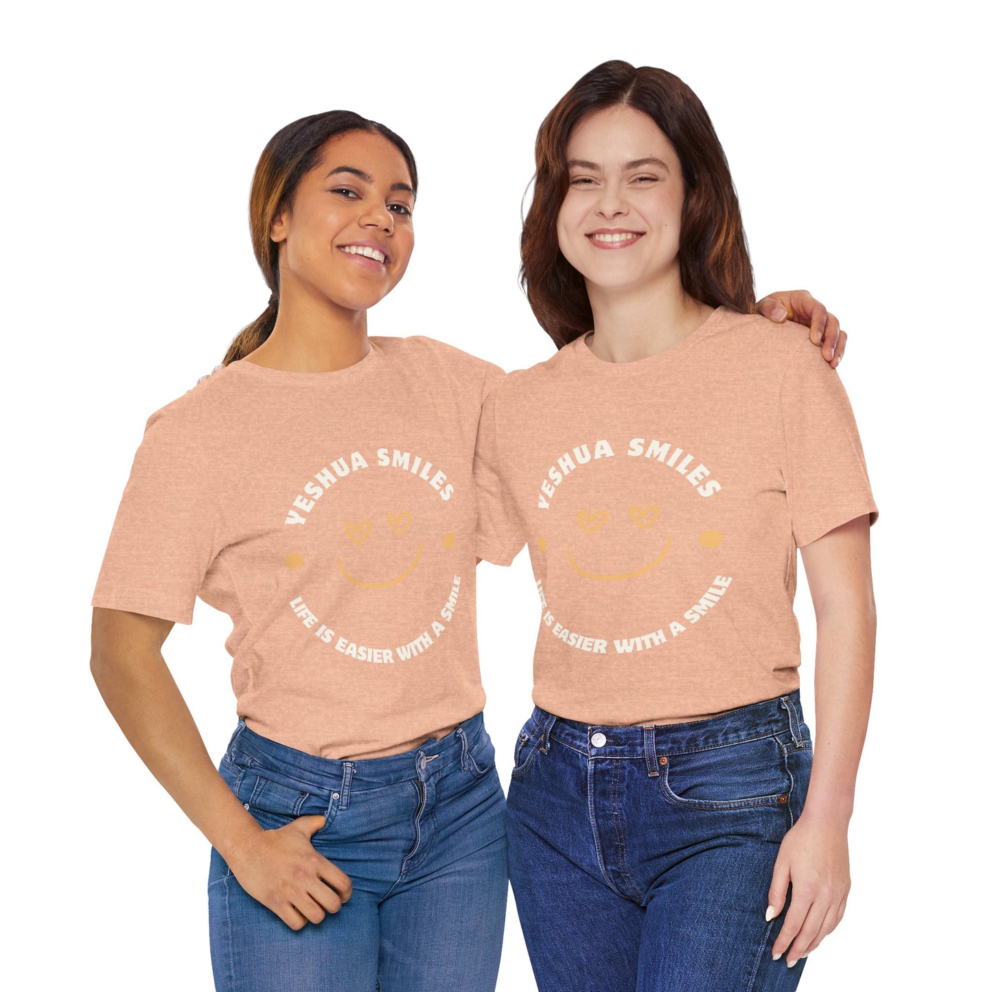 Yeshua Smiles Deluxe Tees