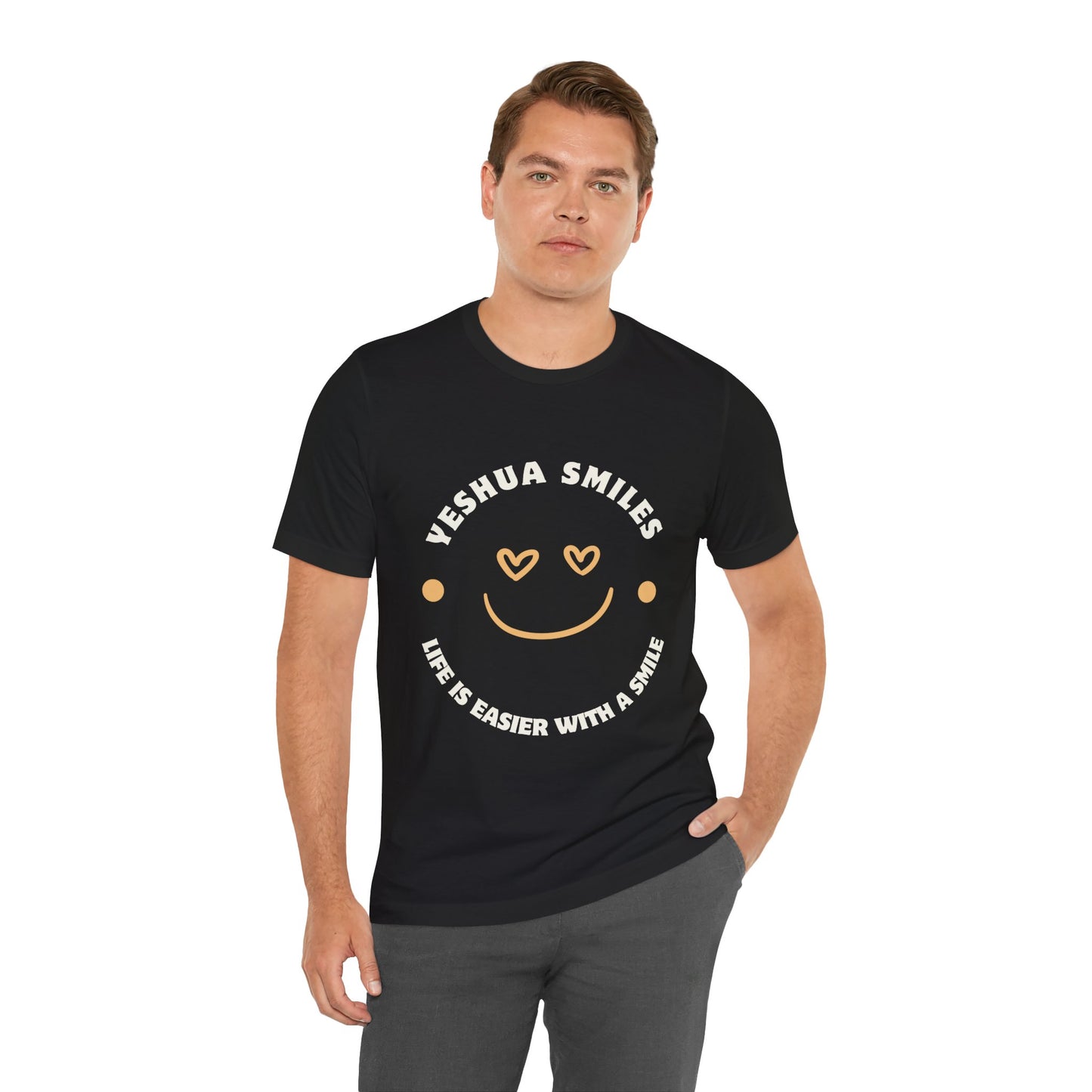 Yeshua Smiles Deluxe Tees