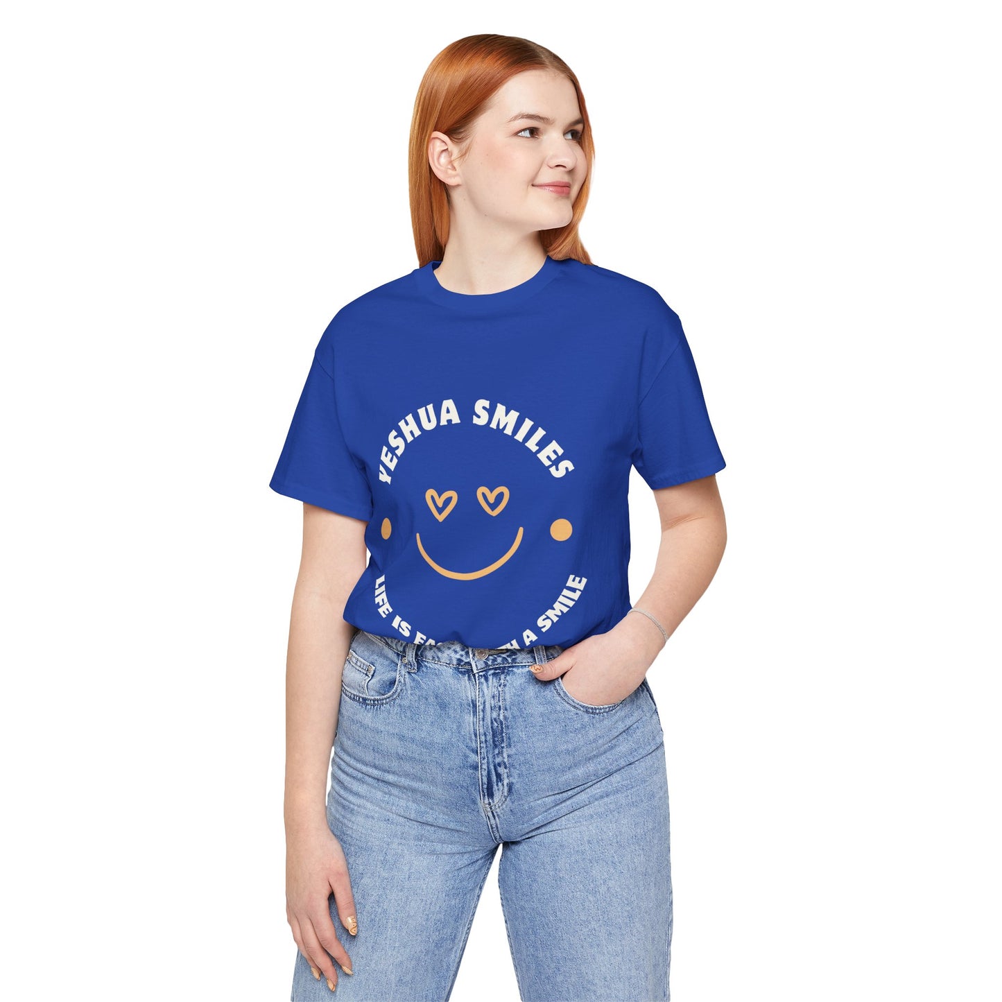 Yeshua Smiles Deluxe Tees