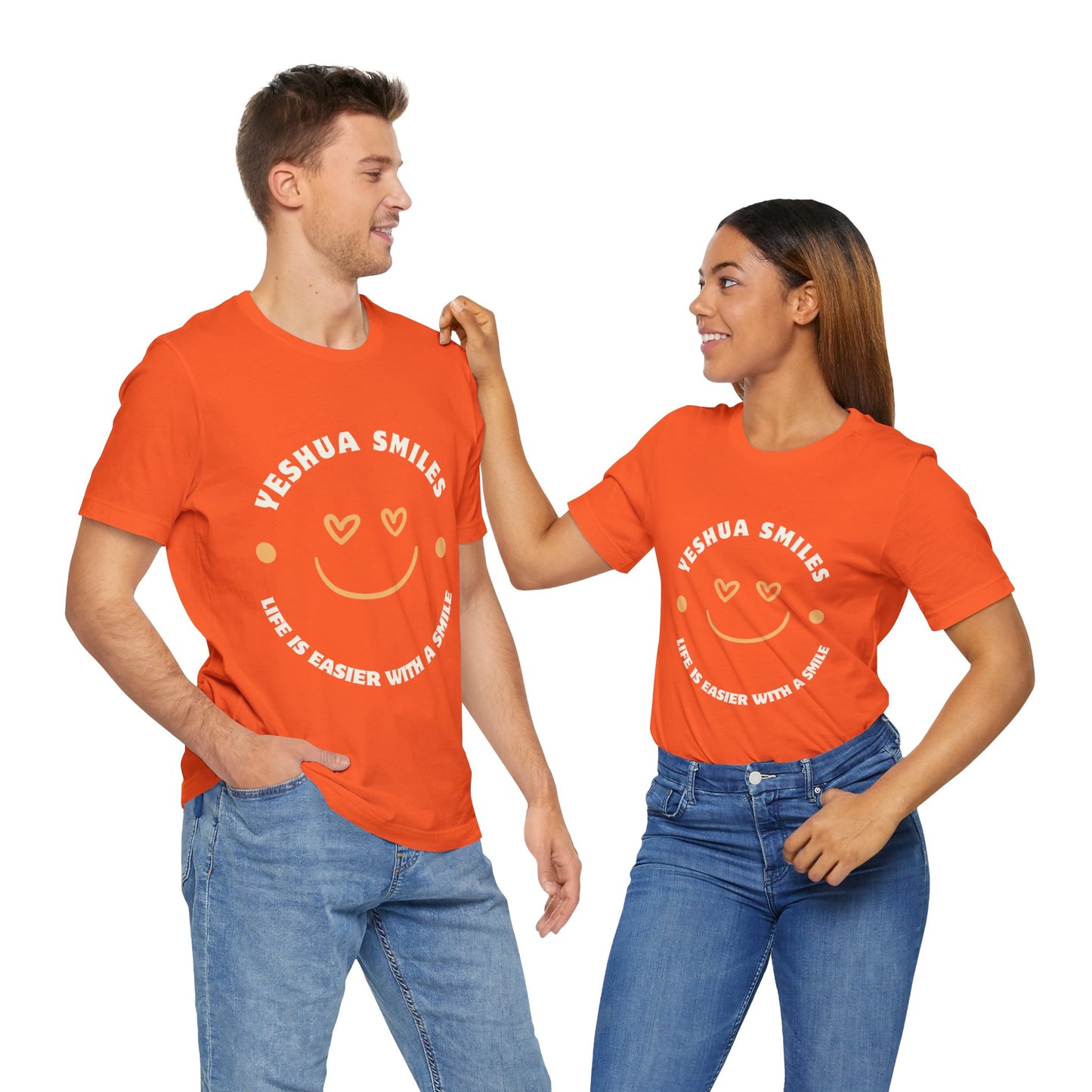 Yeshua Smiles Deluxe Tees