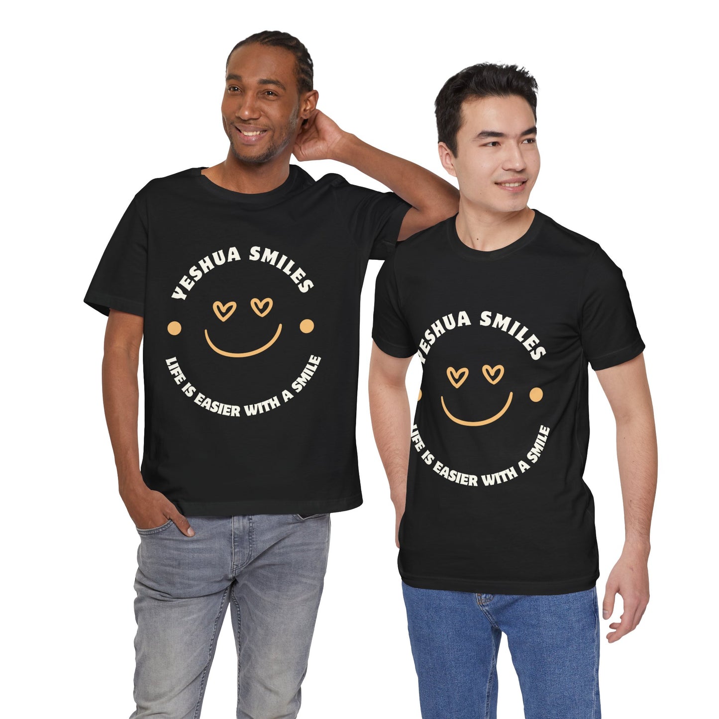 Yeshua Smiles Deluxe Tees