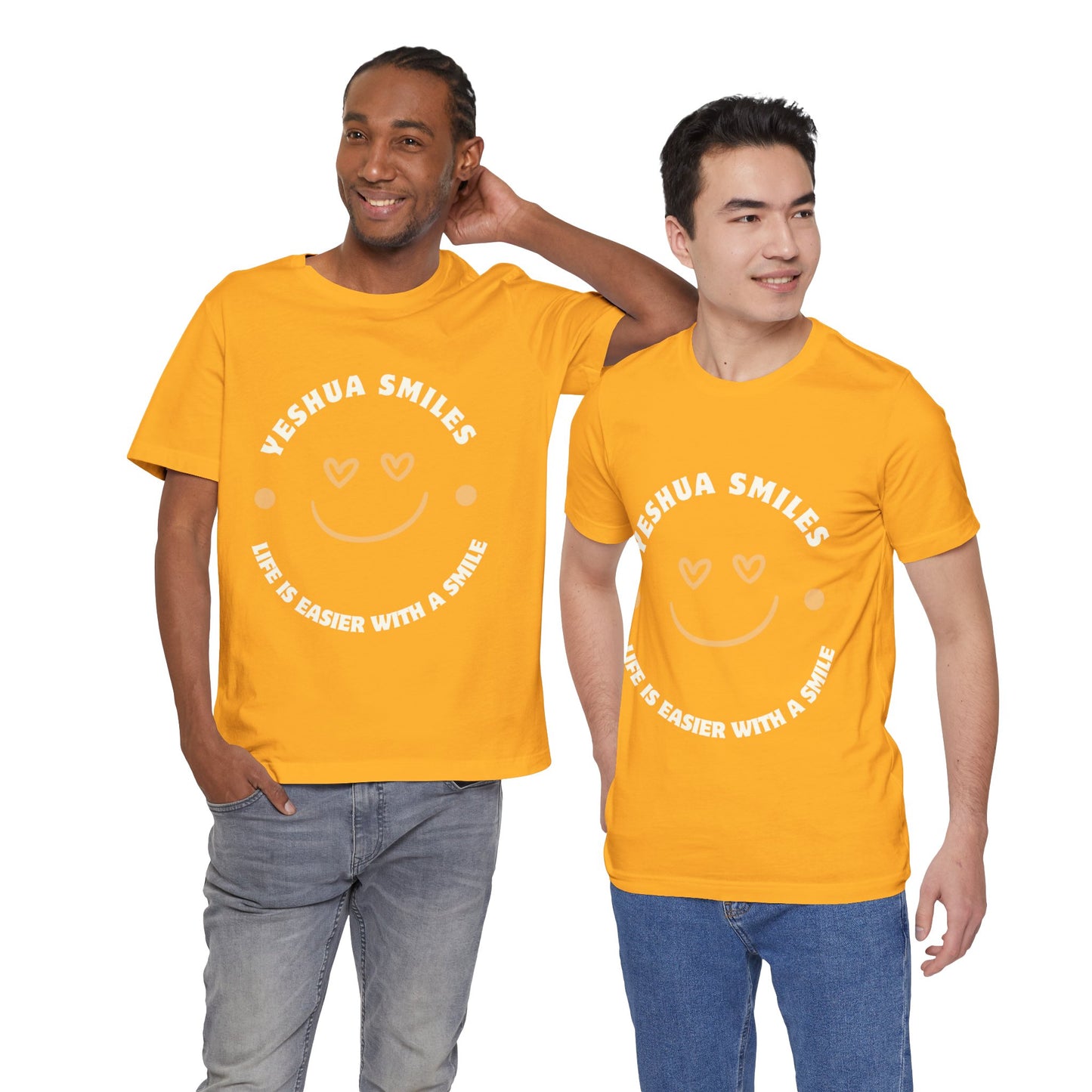 Yeshua Smiles Deluxe Tees